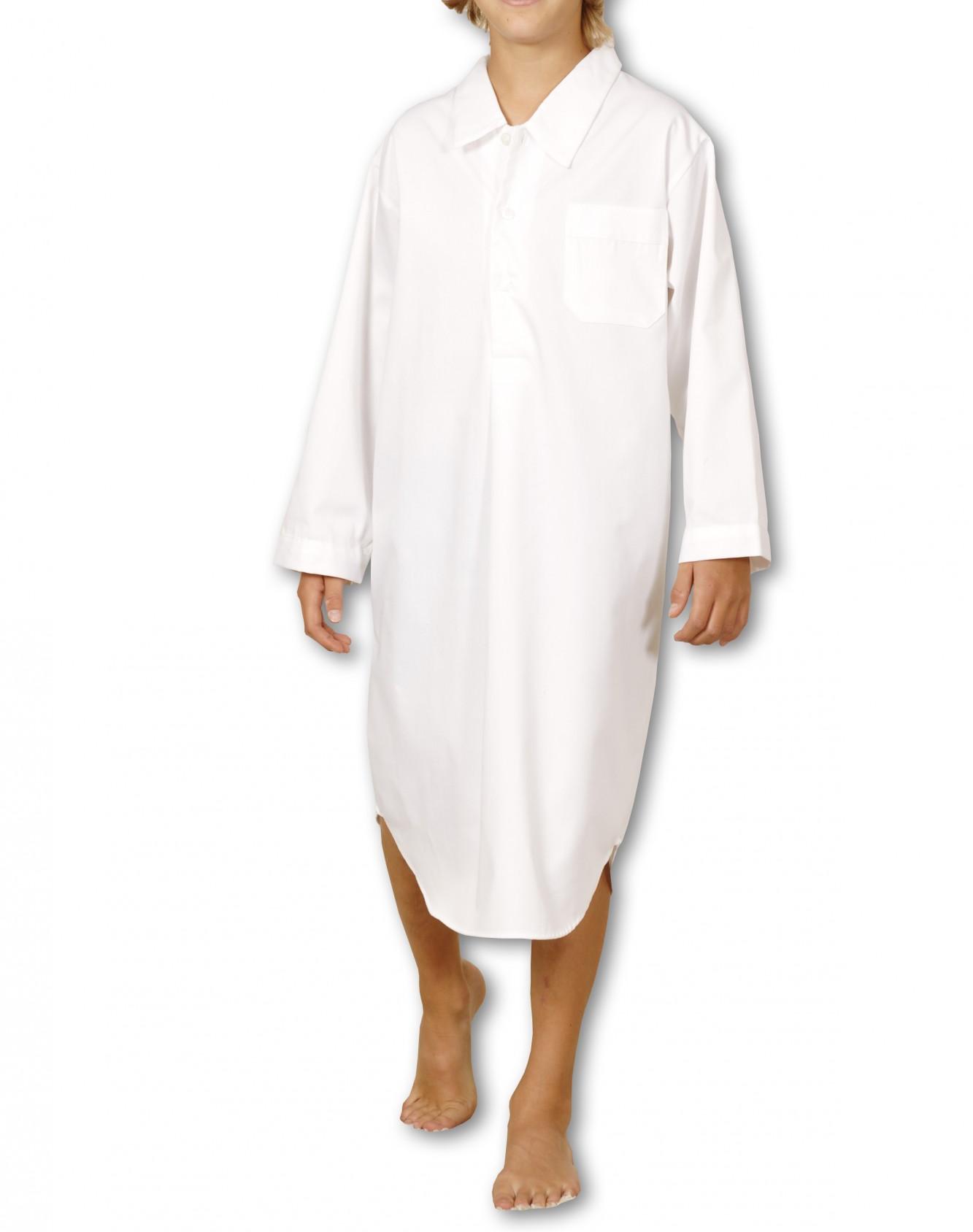 Kinder Karnevalsnachthemd – Glunker Fastnachtshemd, weiss, Art. 6105 Kinder Karnevalsnachthemd – Glunker Fastnachtshemd, weiss, Art. 6105