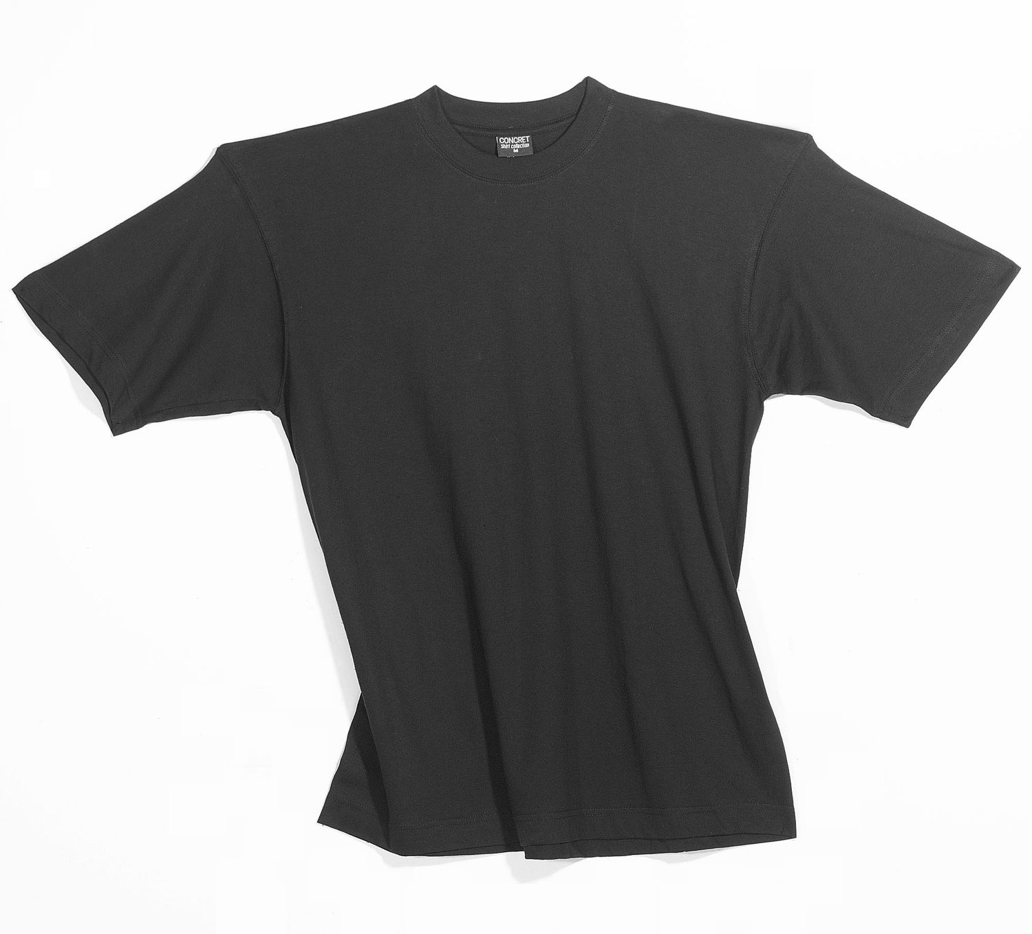 American T-Shirt schwarz Herren T-Shirts 3erpack schwarz, Rundhals, (auch in Übergrössen erhältlich) 1303