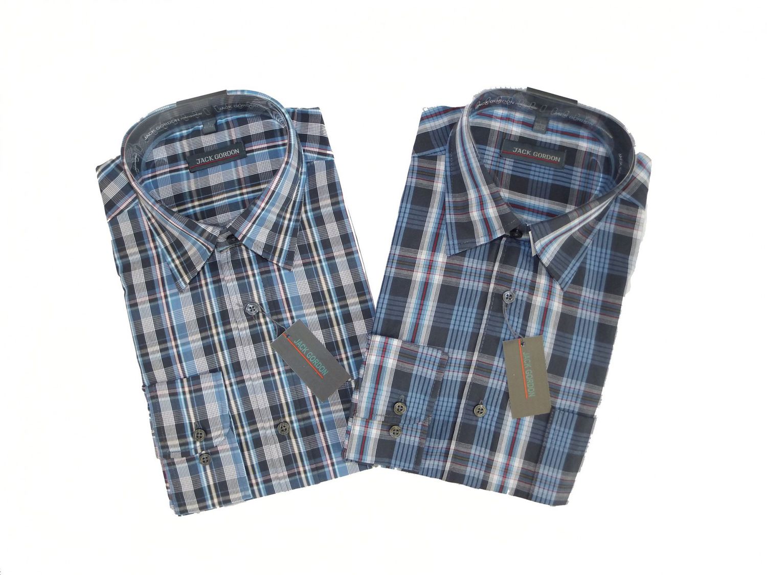 Herren Freizeit Hemd  langarm – 2erpack -7901