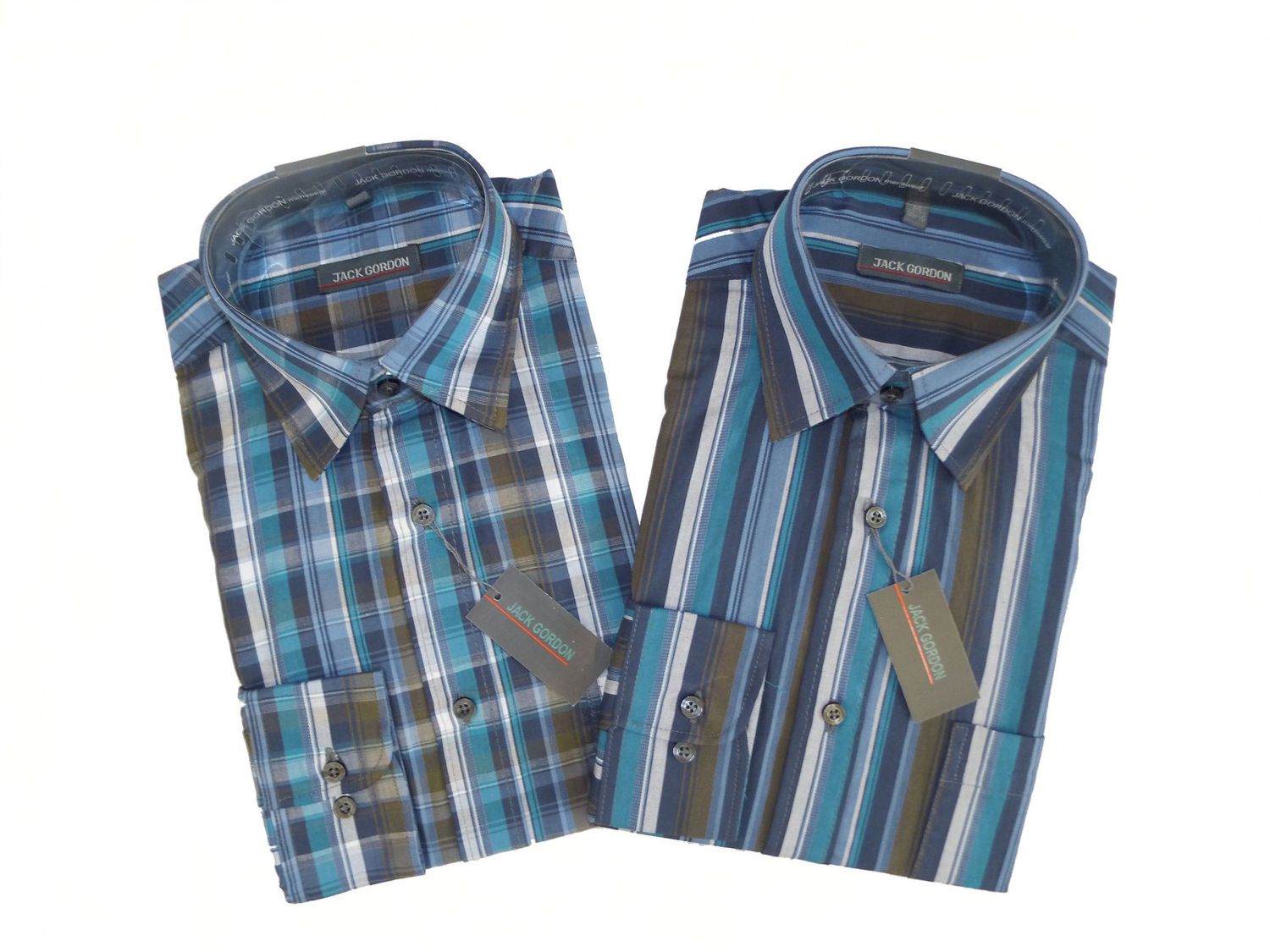 Herren Freizeit Hemd langarm -2erpack - 7920