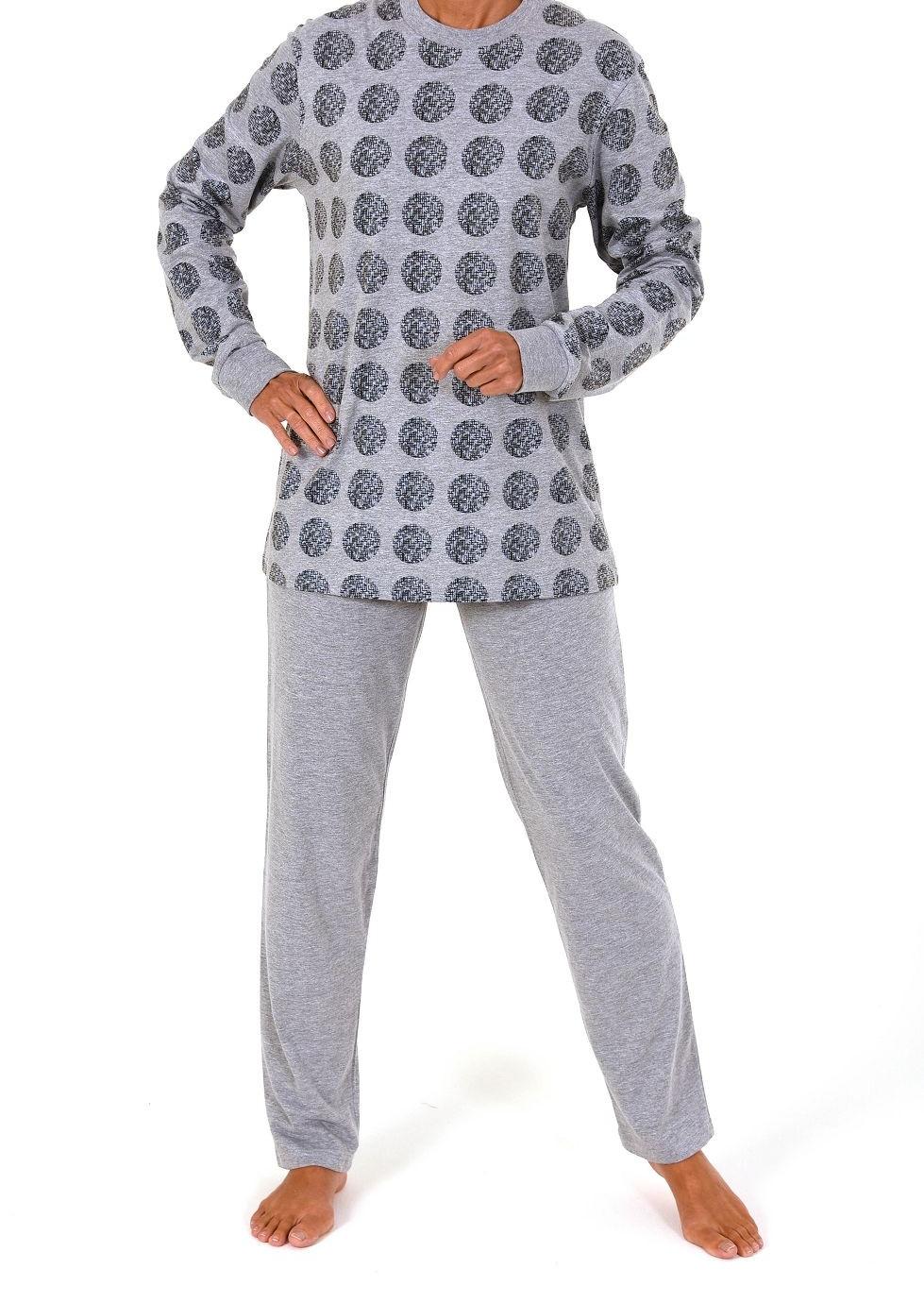 Wunderschöner Damen Pyjama mit Bündchen im Tupfendesign – 261 201 90 131 Wunderschöner Damen Pyjama mit Bündchen im Tupfendesign – 261 201 90 131