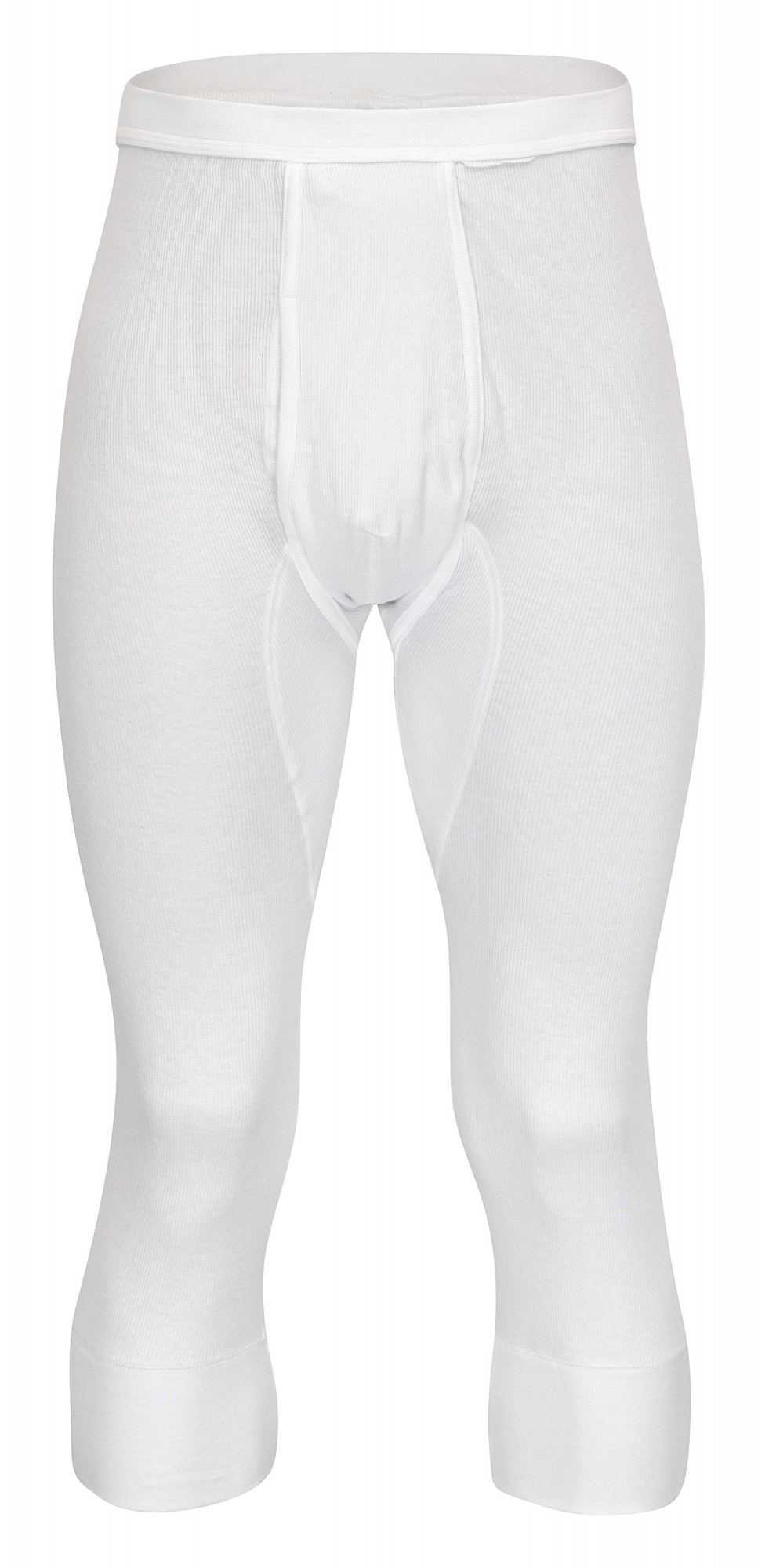 75382 Herren Unterhose 3/4-lang mit Eingriff – Doppelripp – Farbe weiss 2er Pack 75382 Herren Unterhose 3/4-lang mit Eingriff – Doppelripp – Farbe weiss 2er Pack