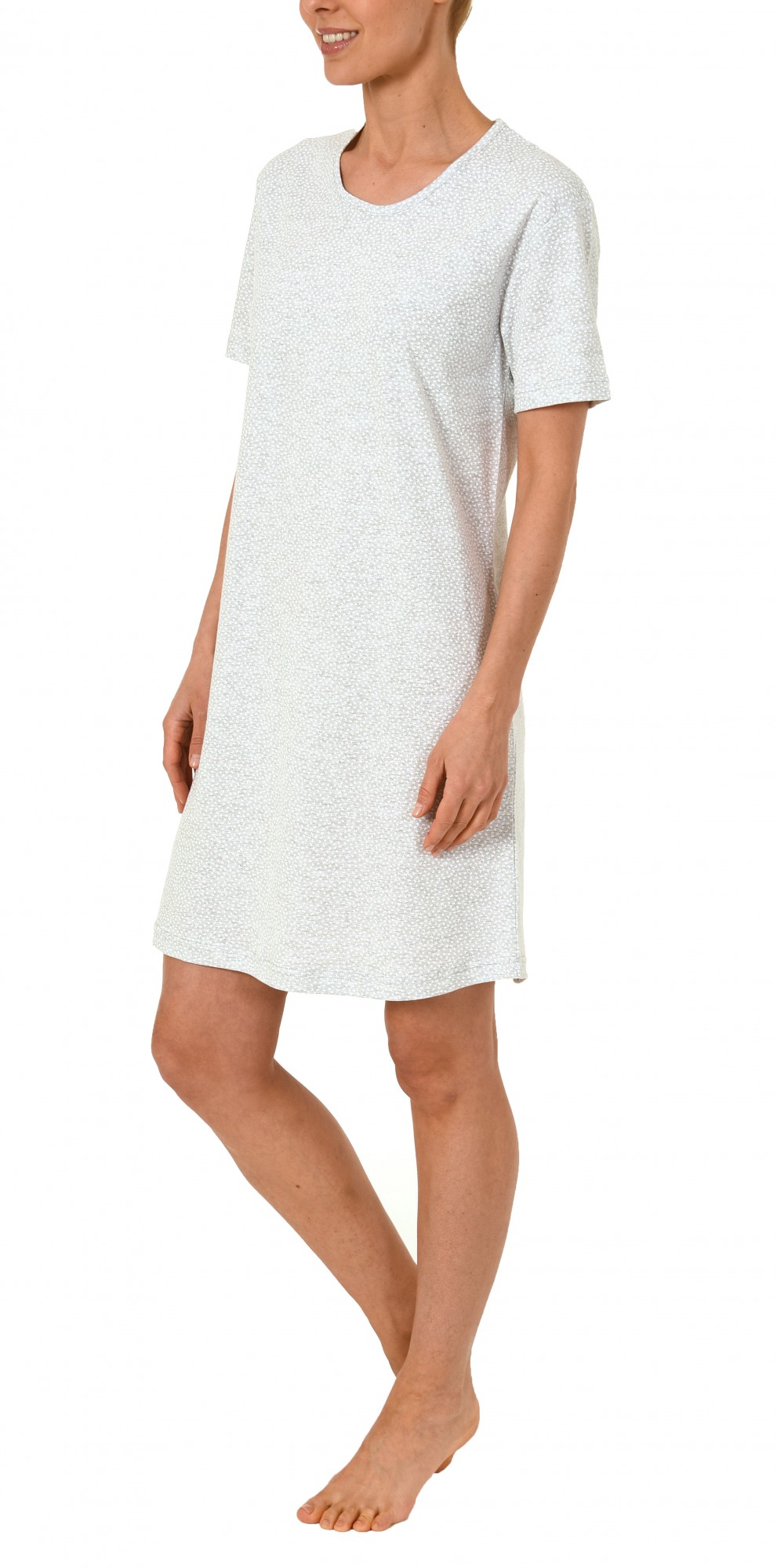 Damen Bigshirt kurzarm Nachthemd mit Minimalprint – 171 213 90 904 Damen Bigshirt kurzarm Nachthemd mit Minimalprint – 171 213 90 904