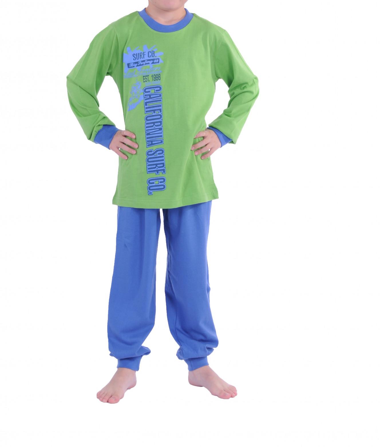 Cooler Jungen Pyjama langam mit Bündchen 58411 Cooler Jungen Pyjama langam mit Bündchen 58411