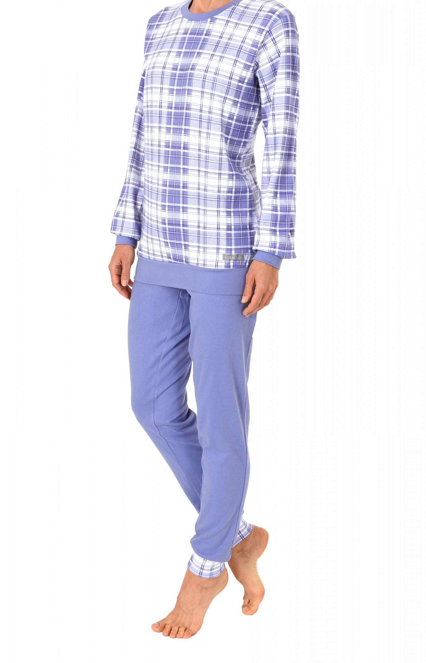 Edler Damen Pyjama lang mit Bündchen – auch in Übergrössen bis 60/62 – 271 201 96 153 Edler Damen Pyjama lang mit Bündchen – auch in Übergrössen bis 60/62 – 271 201 96 153
