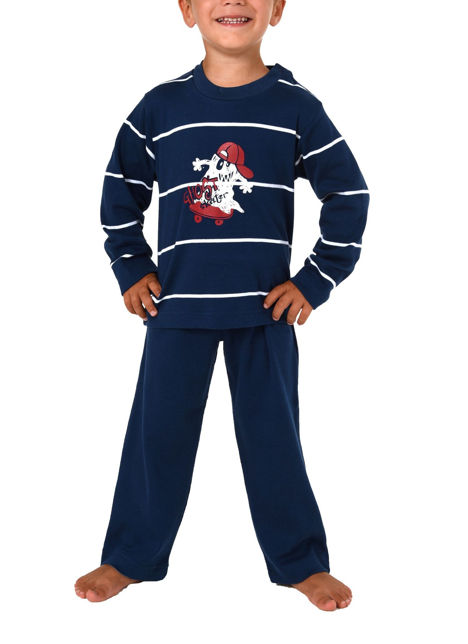 Jungen Kleinkinder Pyjama langarm in warmer Kuschel-Interlock Qualität Gr. 86 – 110 Jungen Kleinkinder Pyjama langarm in warmer Kuschel-Interlock Qualität Gr. 86 – 110