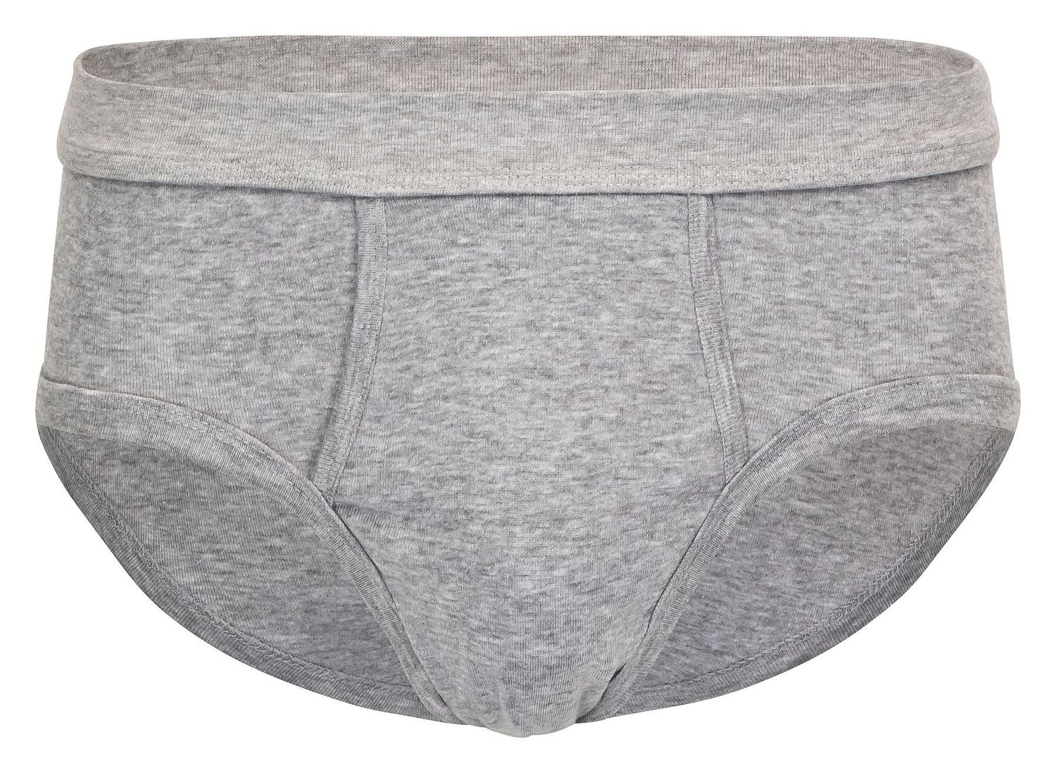Herren Feinripp Slip 2er Pack aus Baumwolle mit Eingriff und Weichbund 54998n 