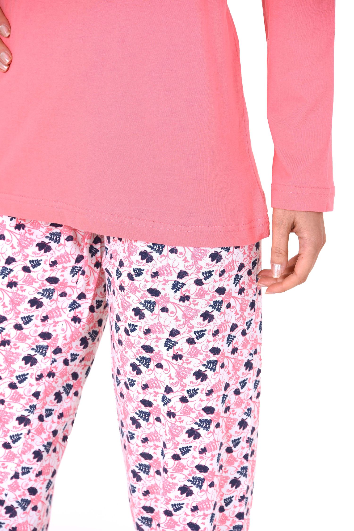 Eleganter Damen Pyjama langarm Schlafanzug – 60858 Eleganter Damen Pyjama langarm Schlafanzug – 60858