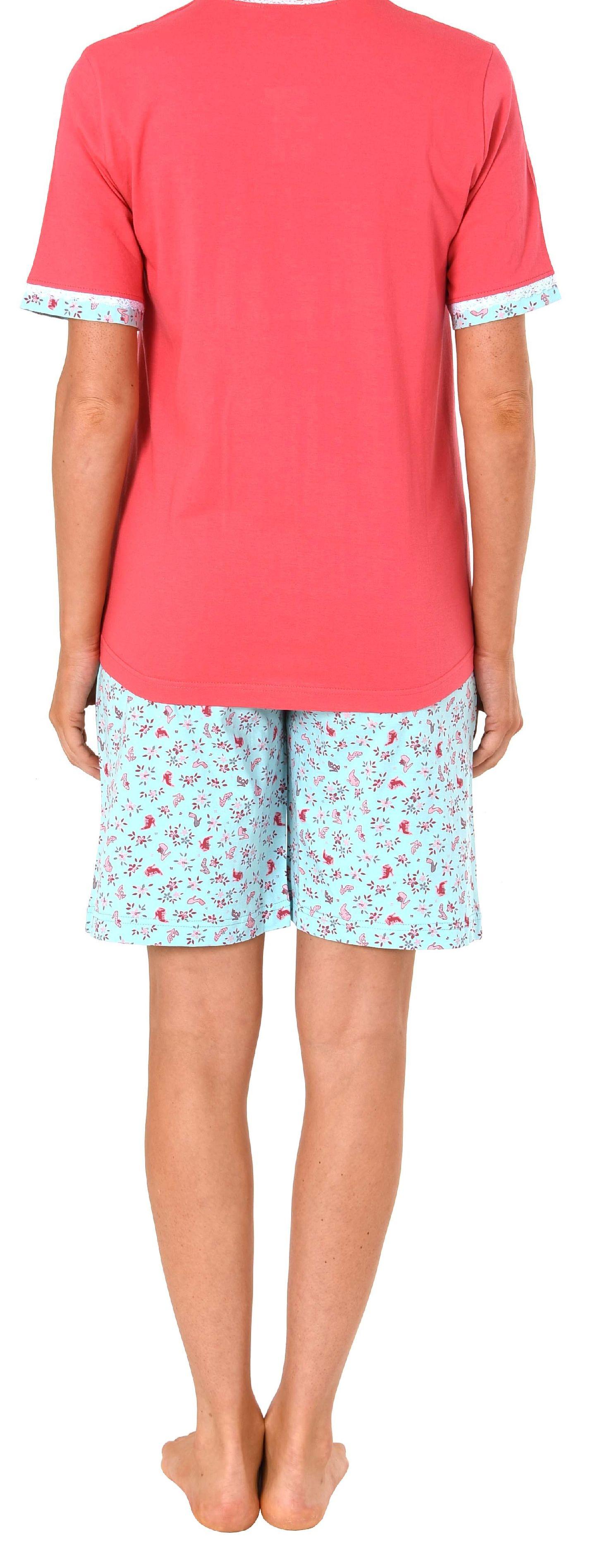 Normann Damen Shorty-Pyjama kurzarm - auch in Übergrössen erhältlich bis Grösse 60/62 - 191 205 90 214 Normann Damen Shorty-Pyjama kurzarm - auch in Übergrössen erhältlich bis Grösse 60/62 - 191 205 90 214