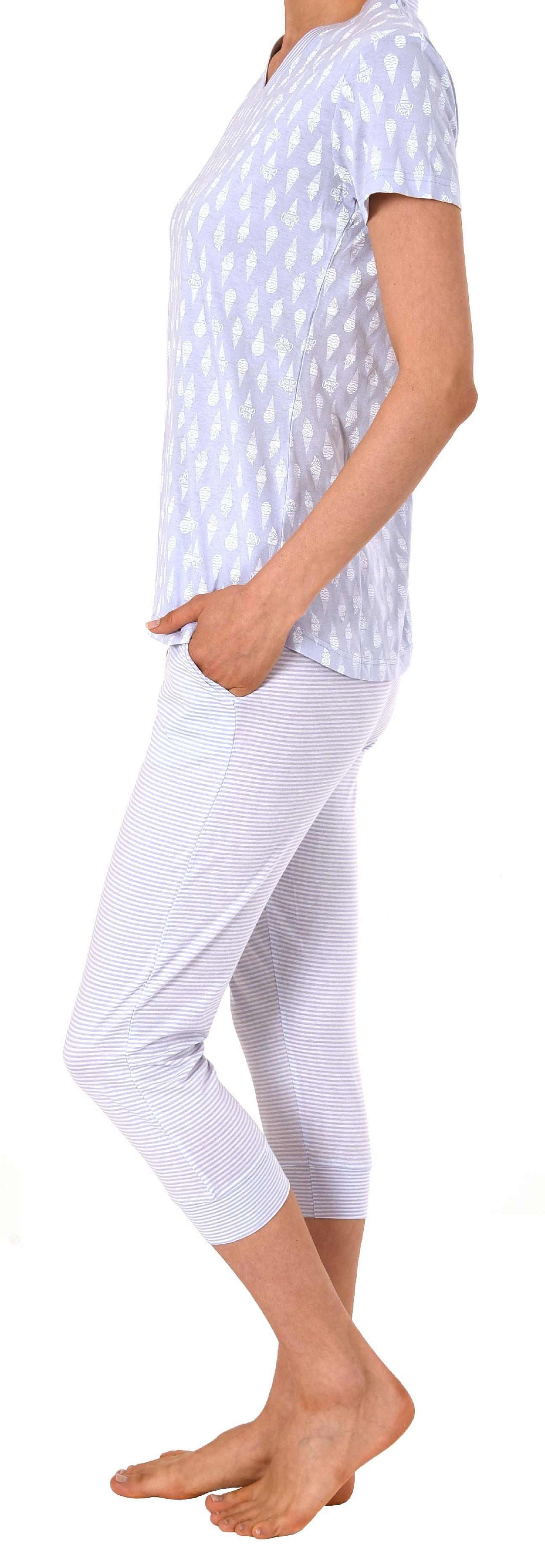 Upload Normann Damen Shorty-Pyjama kurzarm mit Ananas als Motiv, coole Optik - 191 205 90 216