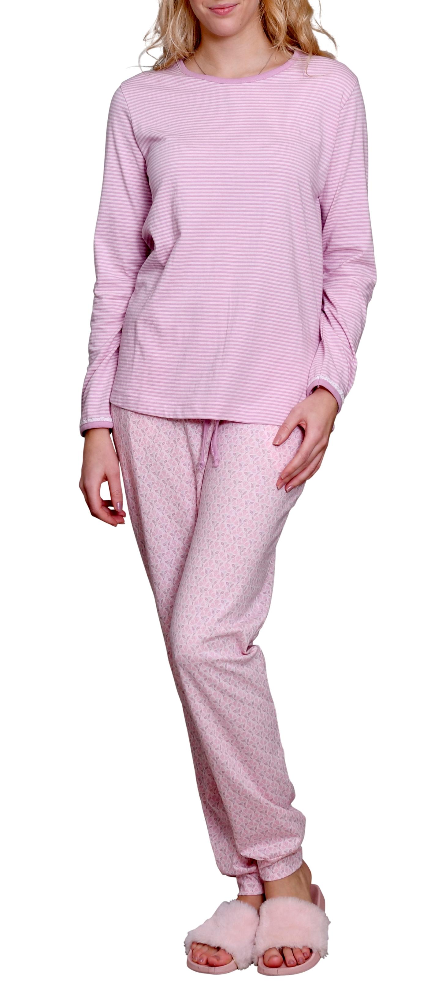 Wunderschöner Damen Pyjama langarm - auch in Übergrössen bis 60/62 - 291 201 90 100 Wunderschöner Damen Pyjama langarm - auch in Übergrössen bis 60/62 - 291 201 90 100
