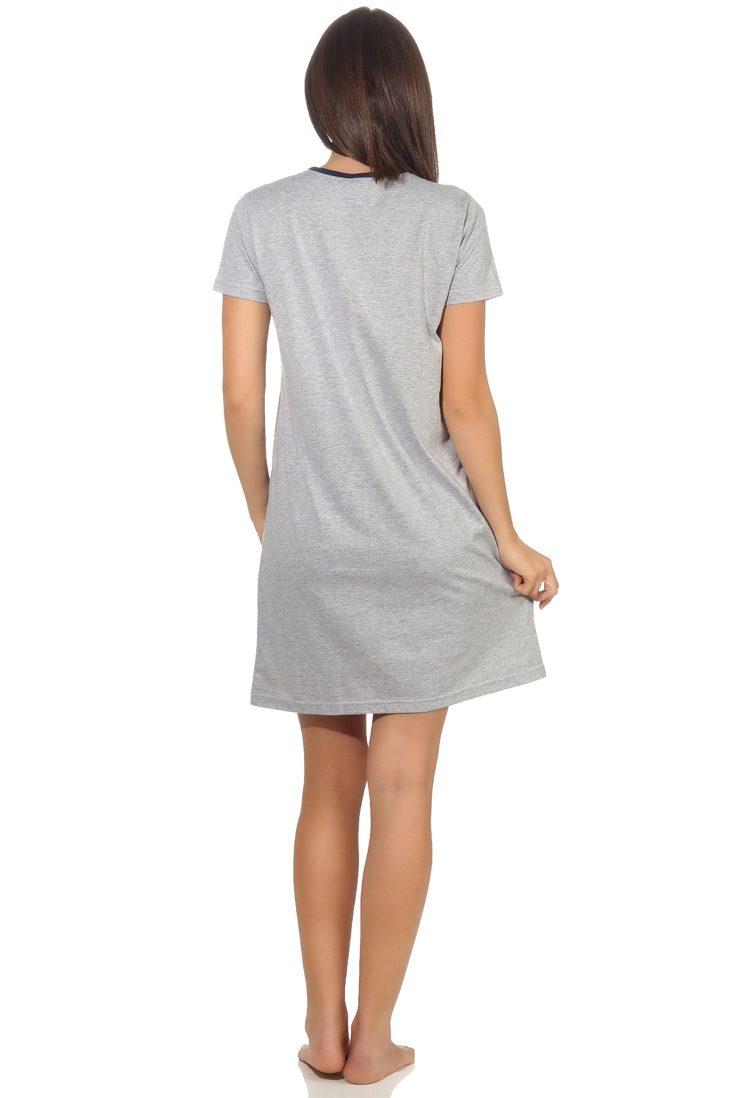 Damen kurzarm Nachthemd 64229 Damen kurzarm Nachthemd 64229