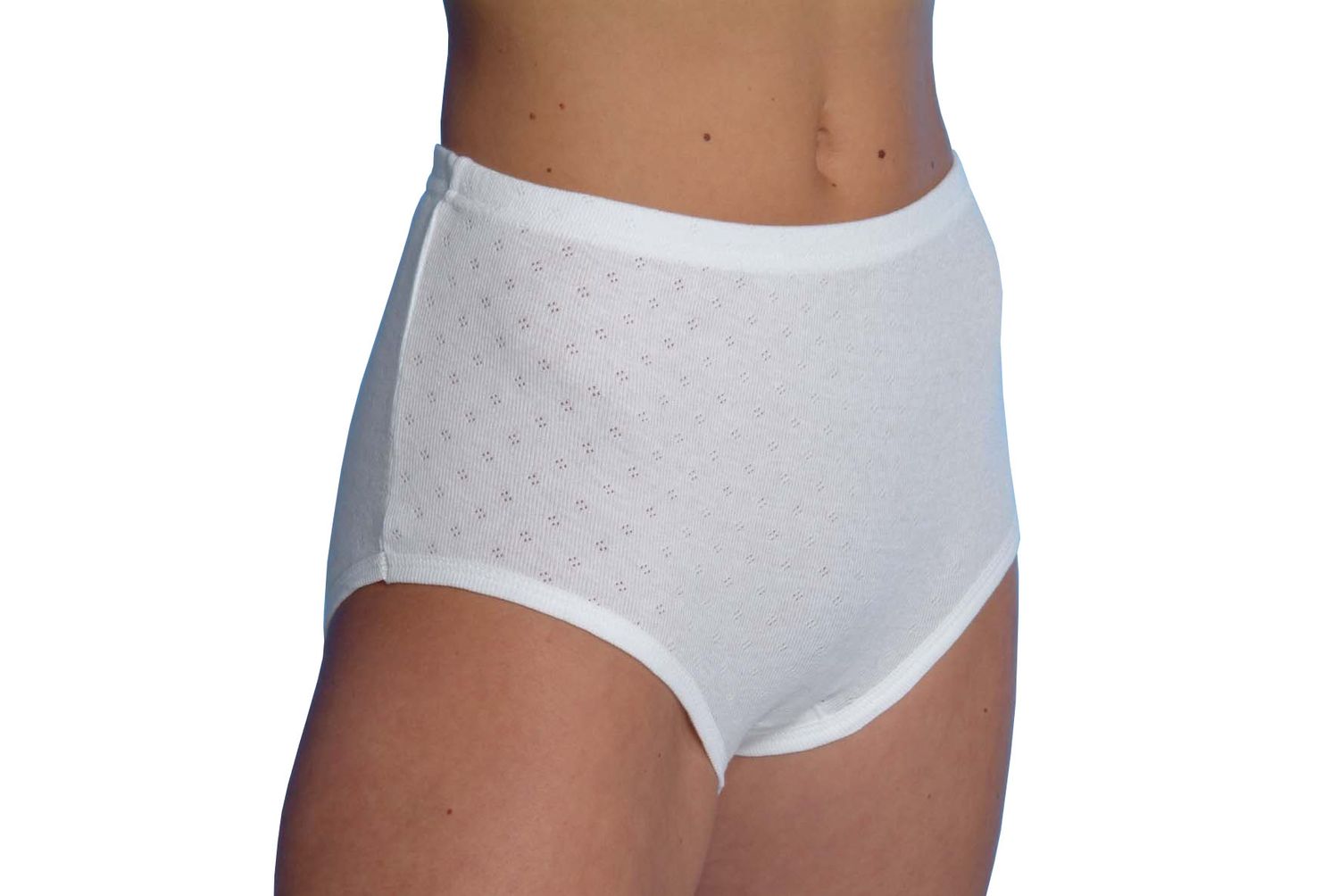 Damen Taillenslip 2er Pack weiß Jaquard Damen Taillenslip 2er Pack weiß Jaquard