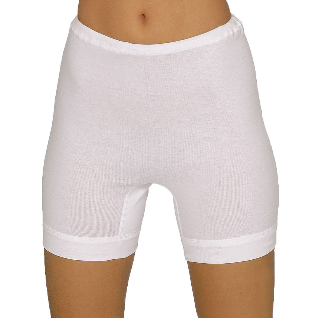 2erpack Damen Pagen-Schlüpfer mit längerem Bein weiß ohne Seitennähte aus 100 % Baumwolle 2erpack Damen Pagen-Schlüpfer mit längerem Bein weiß ohne Seitennähte aus 100 % Baumwolle
