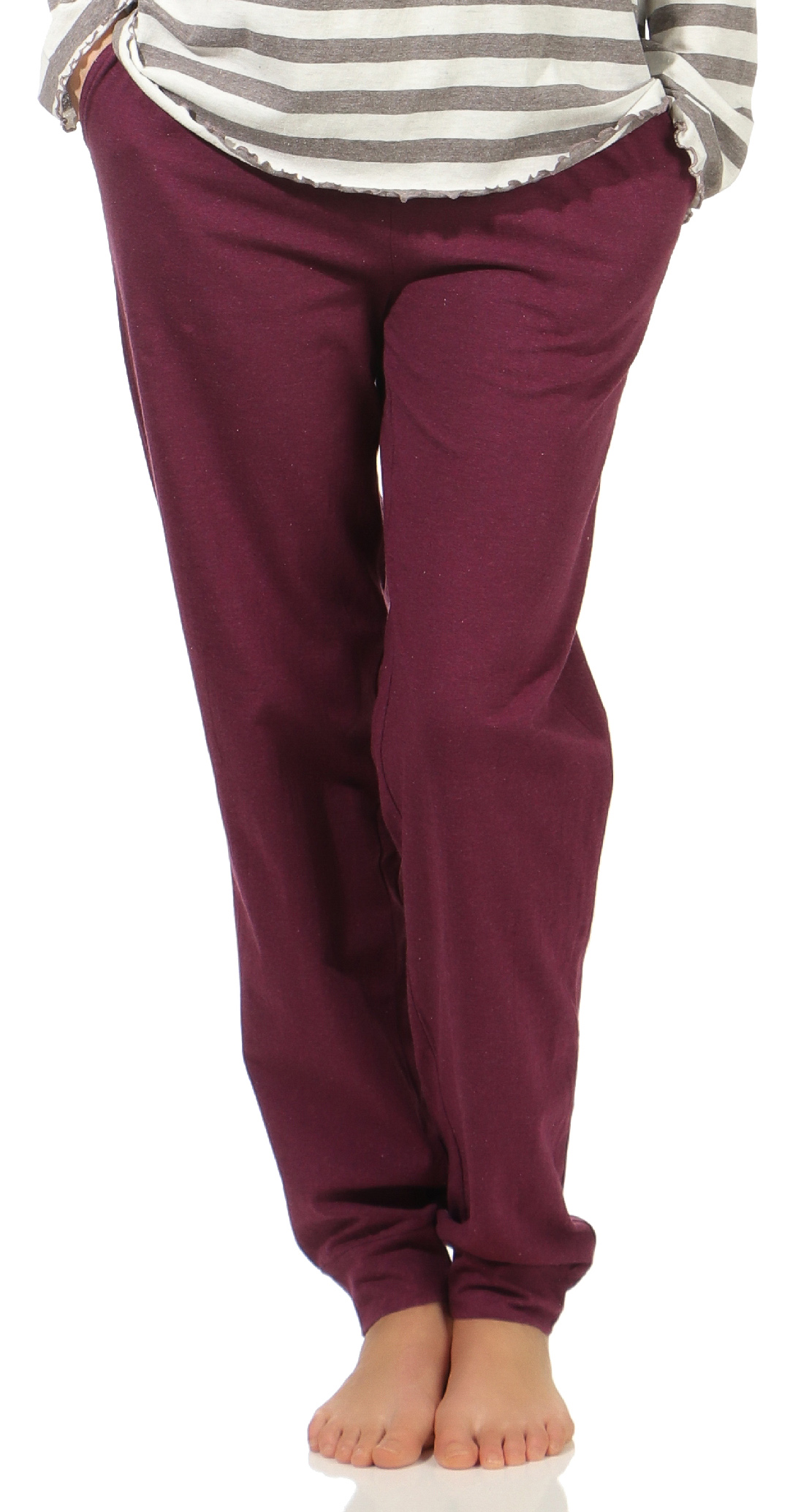 Damen Pyjamahose lang perfekt zum kombinieren - Mix & Match in unifarben - 202 219 90 902 Damen Pyjamahose lang perfekt zum kombinieren - Mix & Match in unifarben - 202 219 90 902