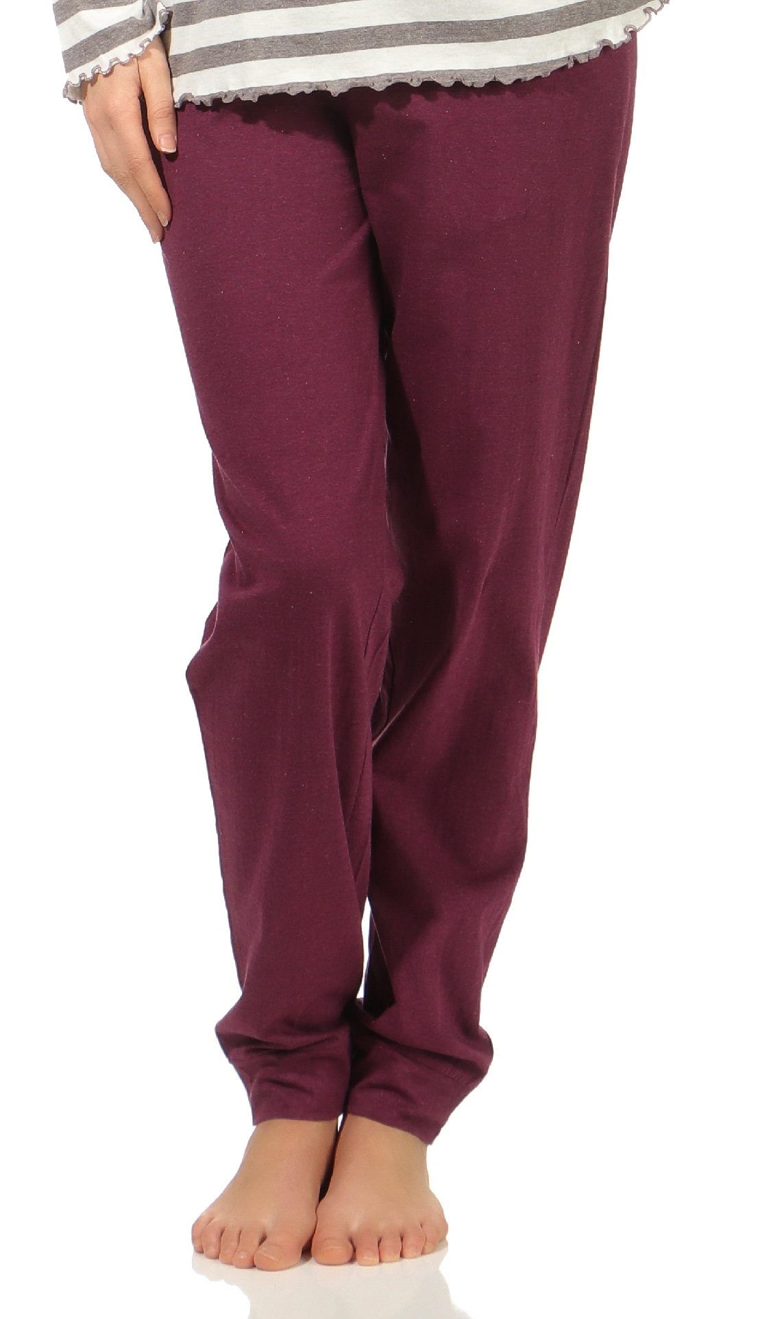 Damen Pyjamahose lang perfekt zum kombinieren - Mix & Match in unifarben - 202 219 90 902 Damen Pyjamahose lang perfekt zum kombinieren - Mix & Match in unifarben - 202 219 90 902