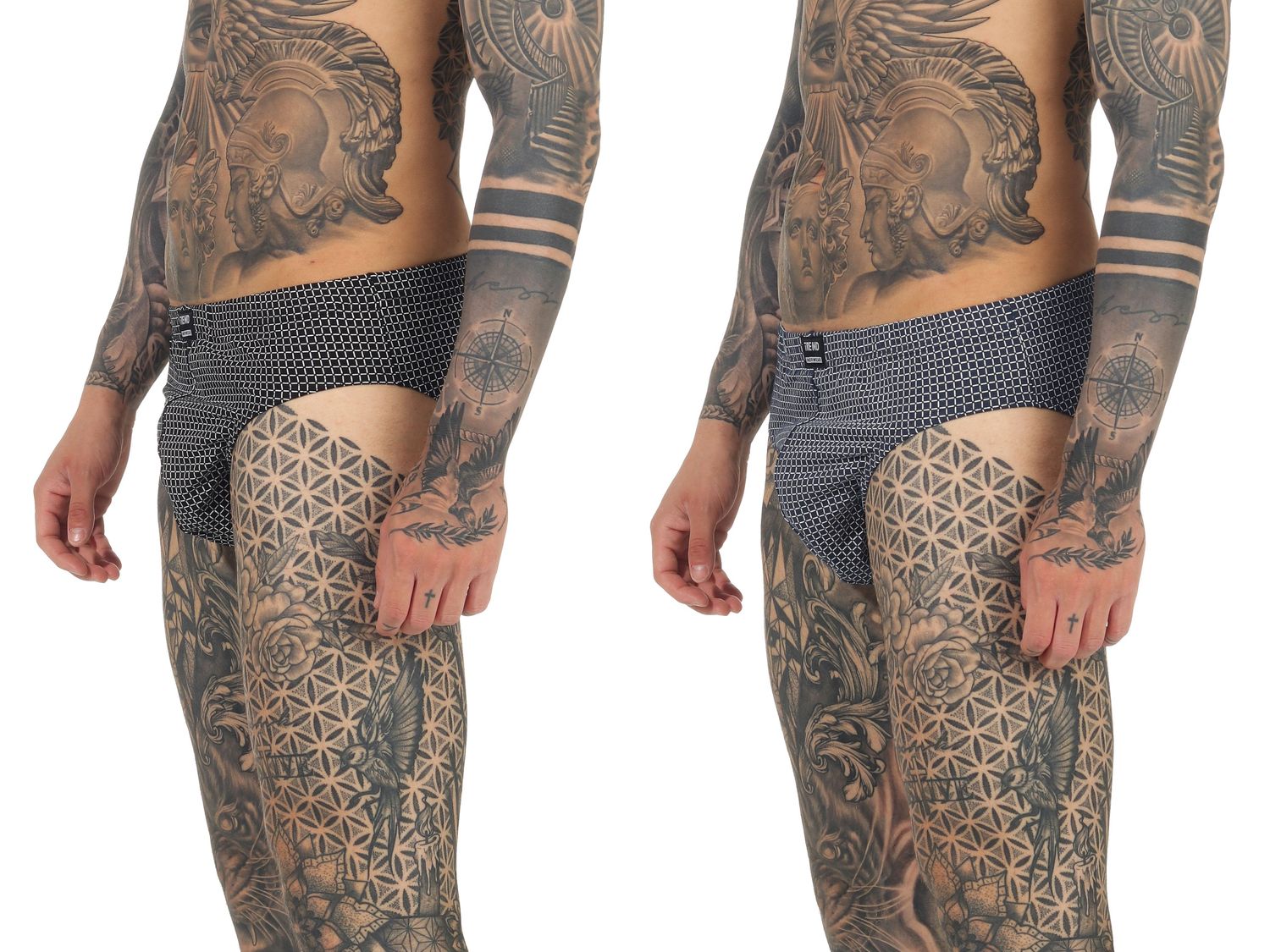 Trend Herren Unterhose, Rio Slip 2er Pack in elegantem Muster - 65714_44413010106