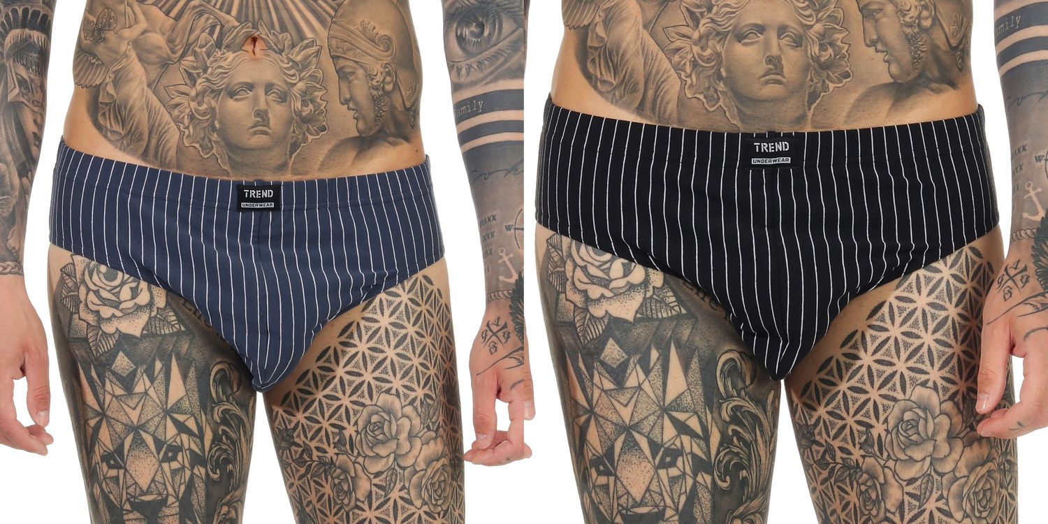 Herren Rio Slip 2er Pack Unterhosen in zeitlosem Design - 65718_44413010106