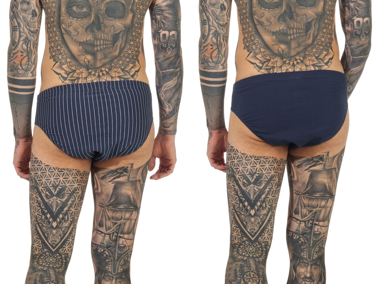Herren Rio Slip 2er Pack Unterhosen in zeitlosem Design - 65718_44413010106