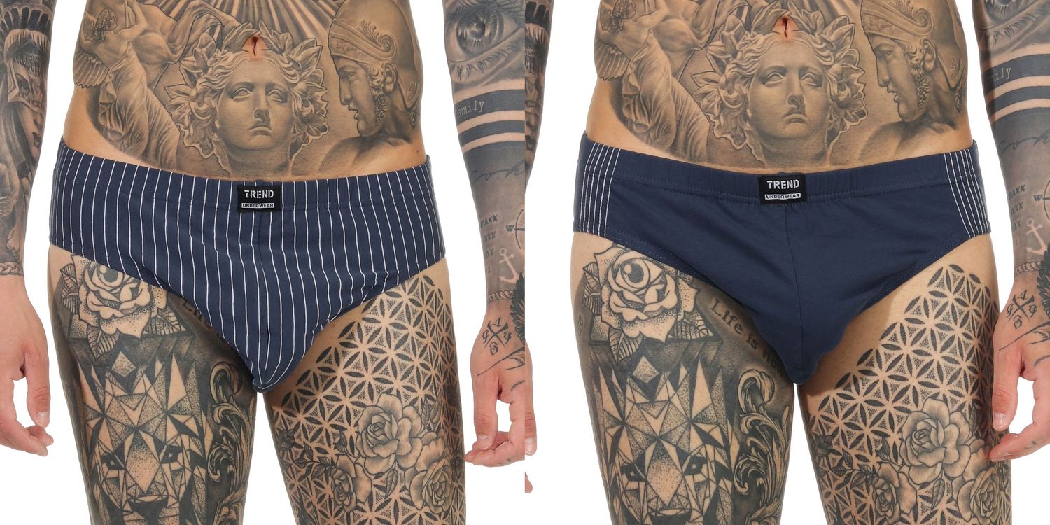 Herren Rio Slip 2er Pack Unterhosen in zeitlosem Design - 65718_44413010106