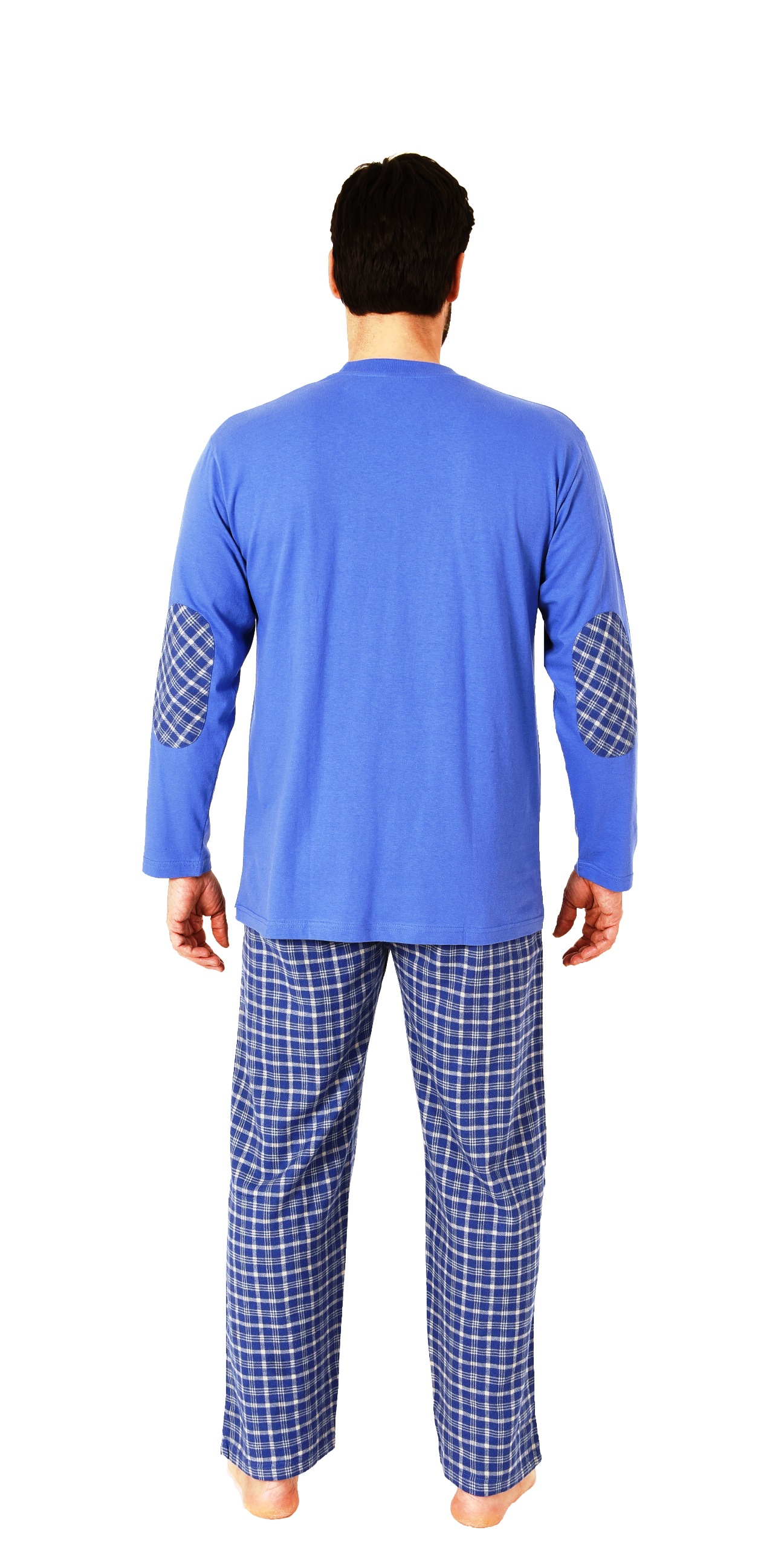 Herren Schlafanzug Pyjama lang mit Flanell Hose - auch in Übergrößen - 222 101 10 851 Herren Schlafanzug Pyjama lang mit Flanell Hose - auch in Übergrößen - 222 101 10 851