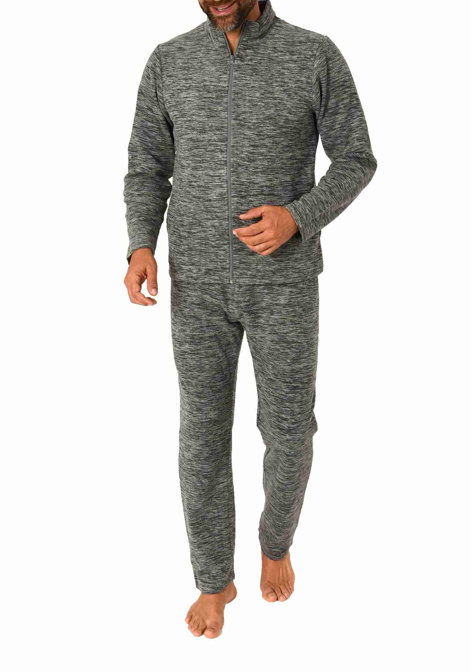 Eleganter Polarfleece Herren Hausanzug Trainingsanzug Freizeitanzug Jogginganzug
