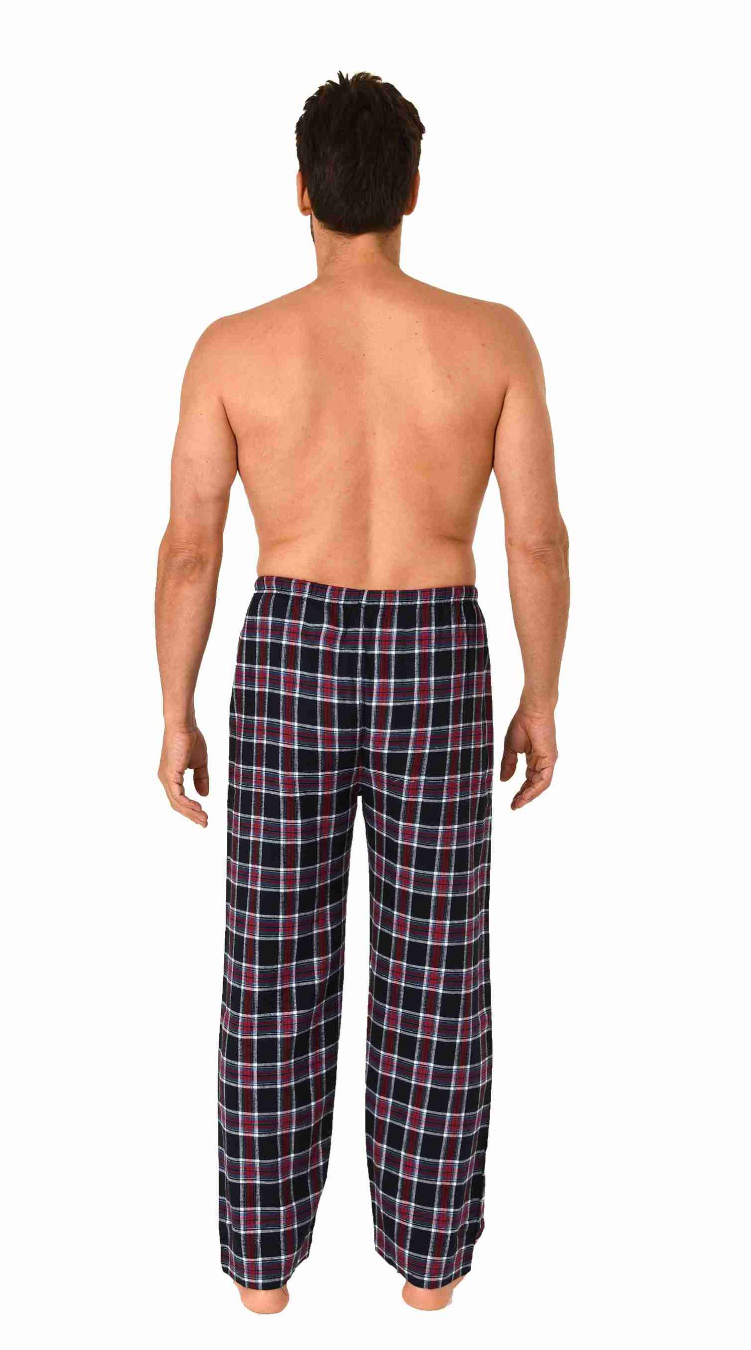 Herren Flanell Schlafanzug Pyjama Hose lang kariert aus Baumwolle - 222 122 15 872 Herren Flanell Schlafanzug Pyjama Hose lang kariert aus Baumwolle - 222 122 15 872