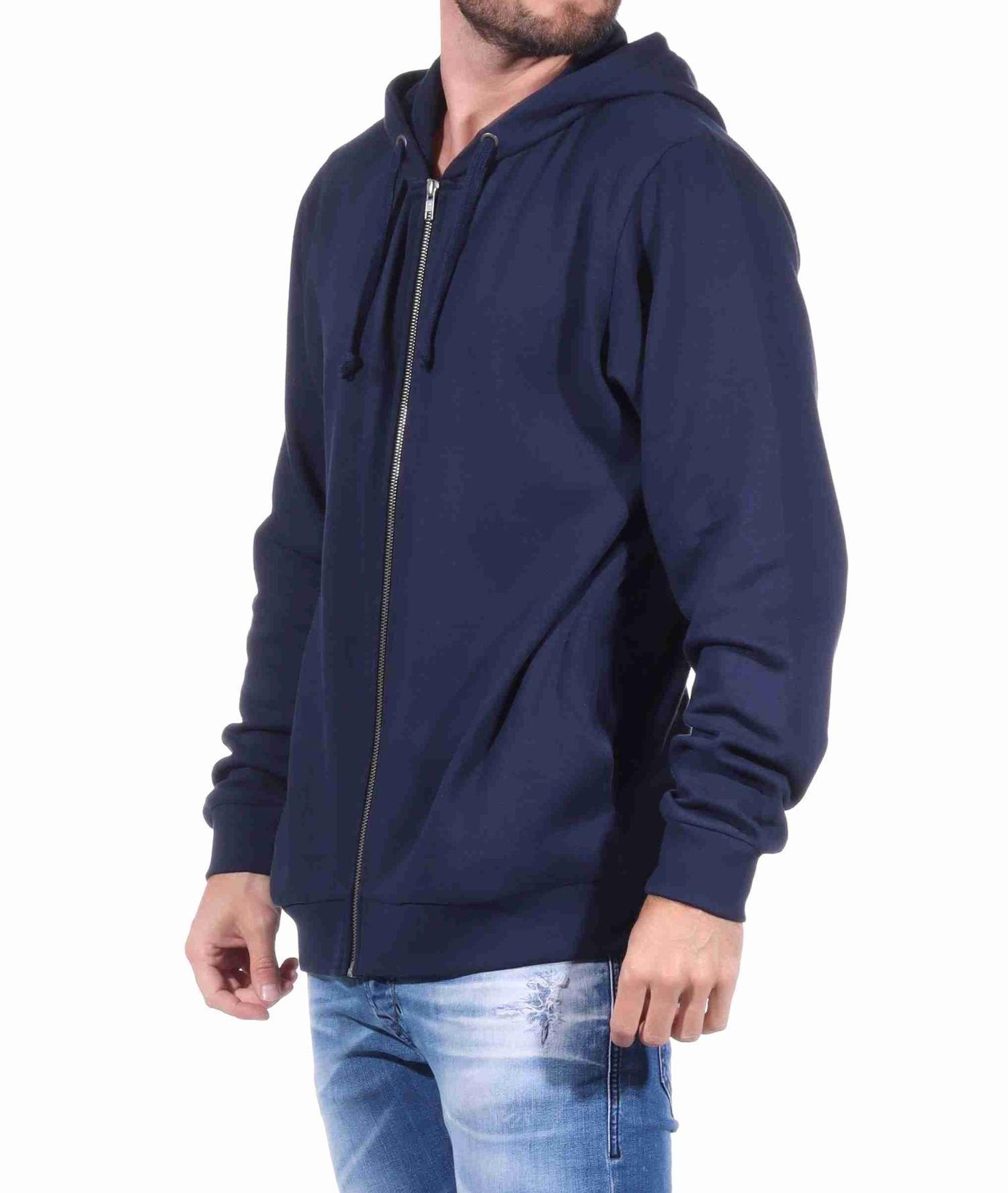 Unisex Trainings-Jacke mit Kapuze für Hausanzug, Sportanzug oder Jogginanzug Oberteil