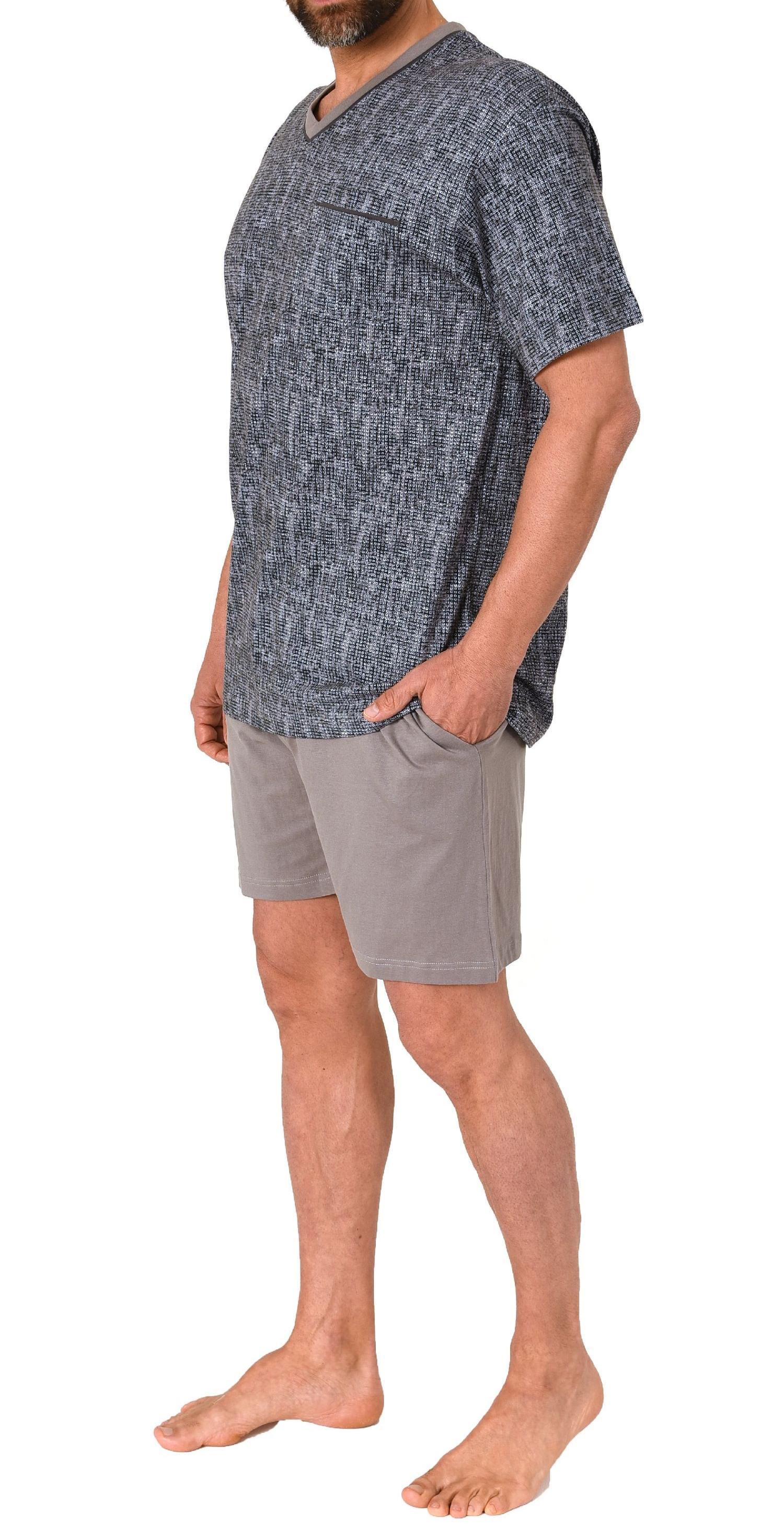 Herren Schlafanzug kurzarm Shorty Pyjama - 122 105 90 522 Herren Schlafanzug kurzarm Shorty Pyjama - 122 105 90 522