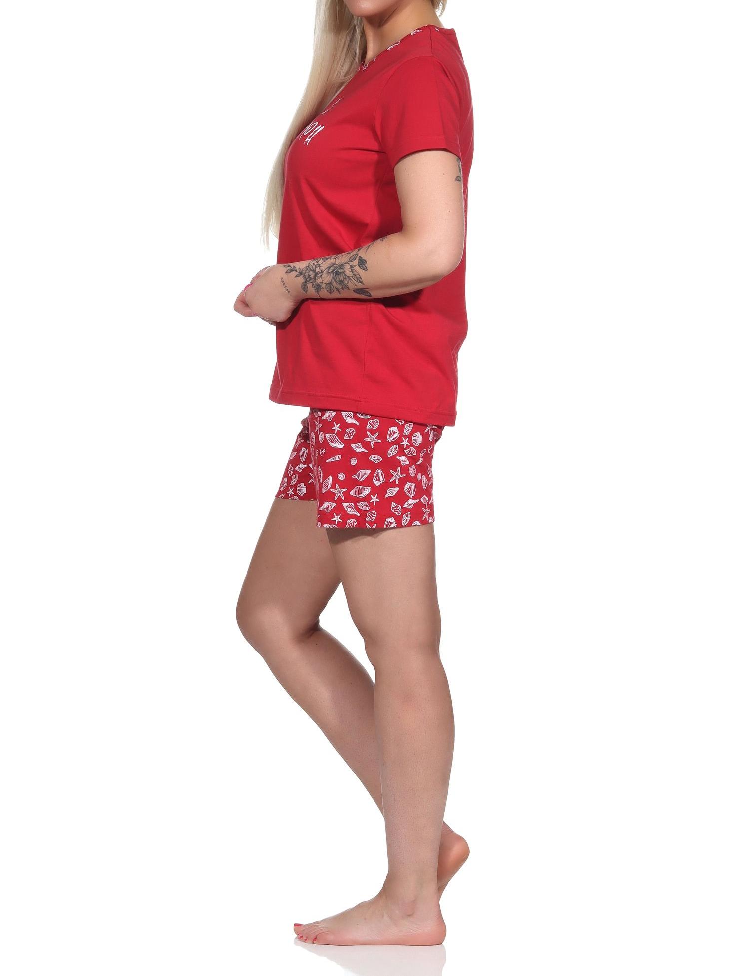 Damen Shorty kurzarm Pyjama in toller maritimer Optik - 122 205 10 753 Damen Shorty kurzarm Pyjama in toller maritimer Optik - 122 205 10 753