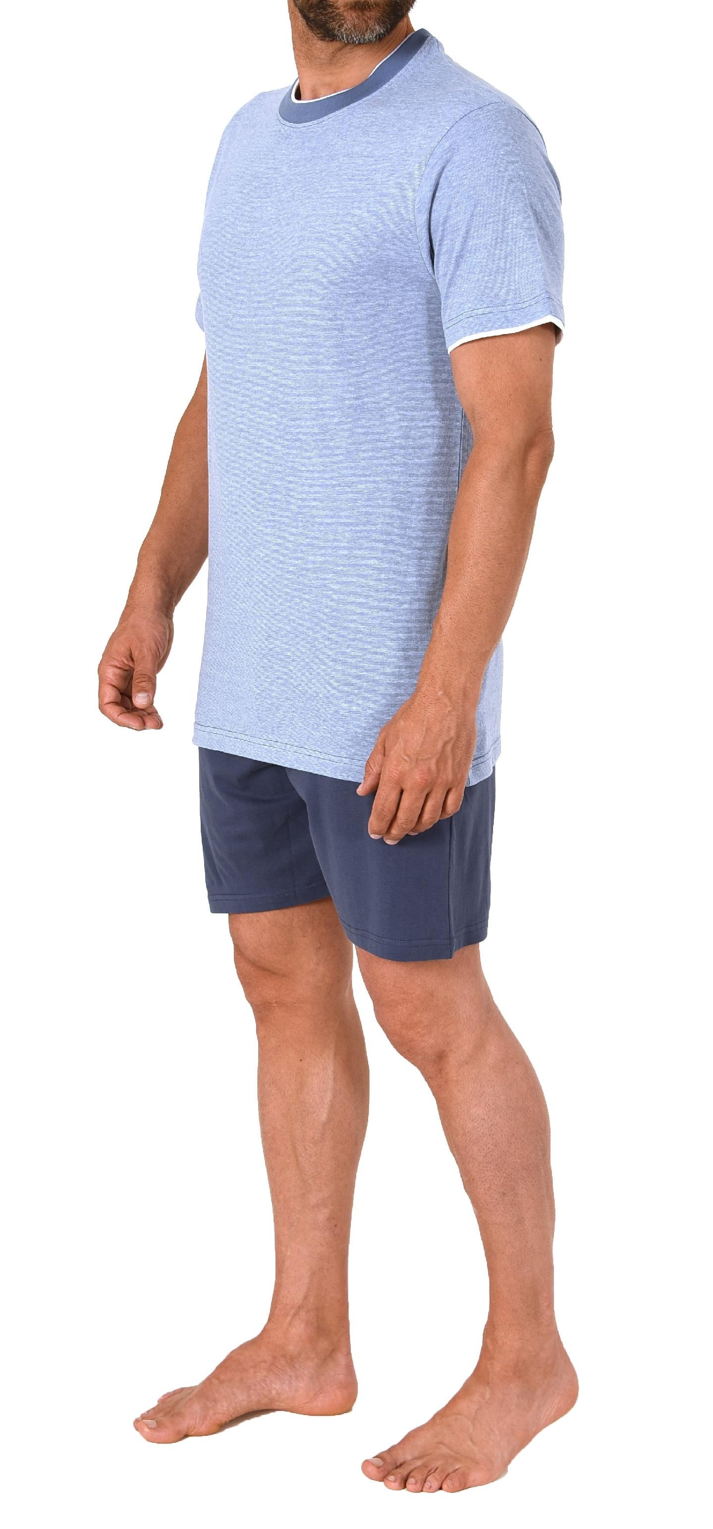 Normann Herren kurzarm Schlafanzug Shorty Pyjama in chilliger Optik - auch in Übergrössen - 123 105 90 590 Normann Herren kurzarm Schlafanzug Shorty Pyjama in chilliger Optik - auch in Übergrössen