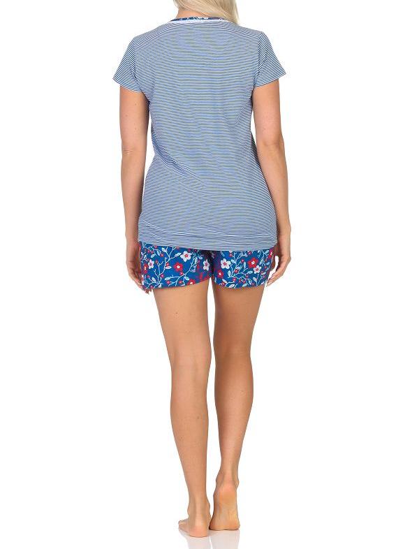 Normann Damen kurzarm Schlafanzug Shorty, Pyjama Oberteil gestreift - auch in Übergrößen Normann Damen kurzarm Schlafanzug Shorty, Pyjama Oberteil gestreift - auch in Übergrößen