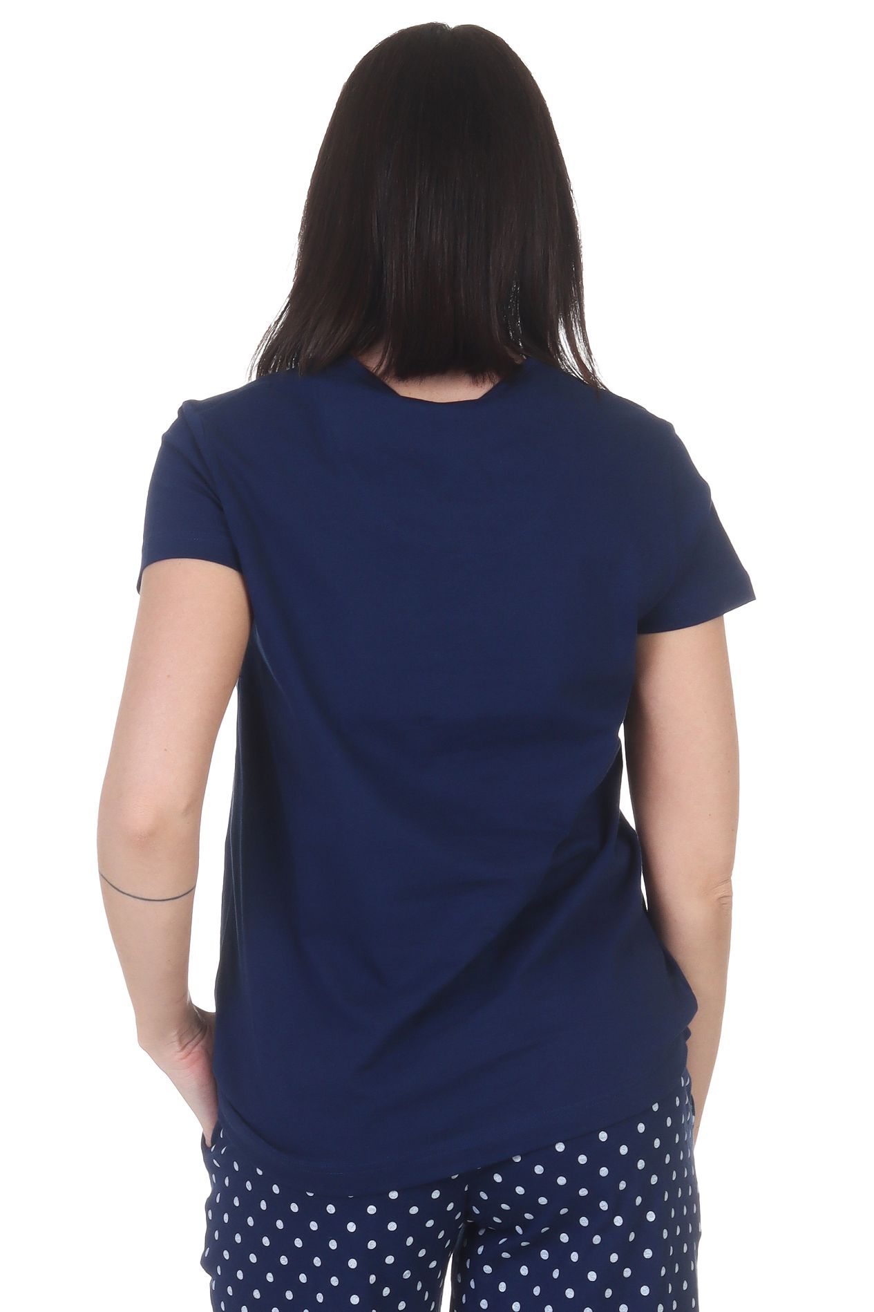 Damen kurzarm Schlafanzug Oberteil Pyjama Shirt Mix & Match – ideal zu kombinieren