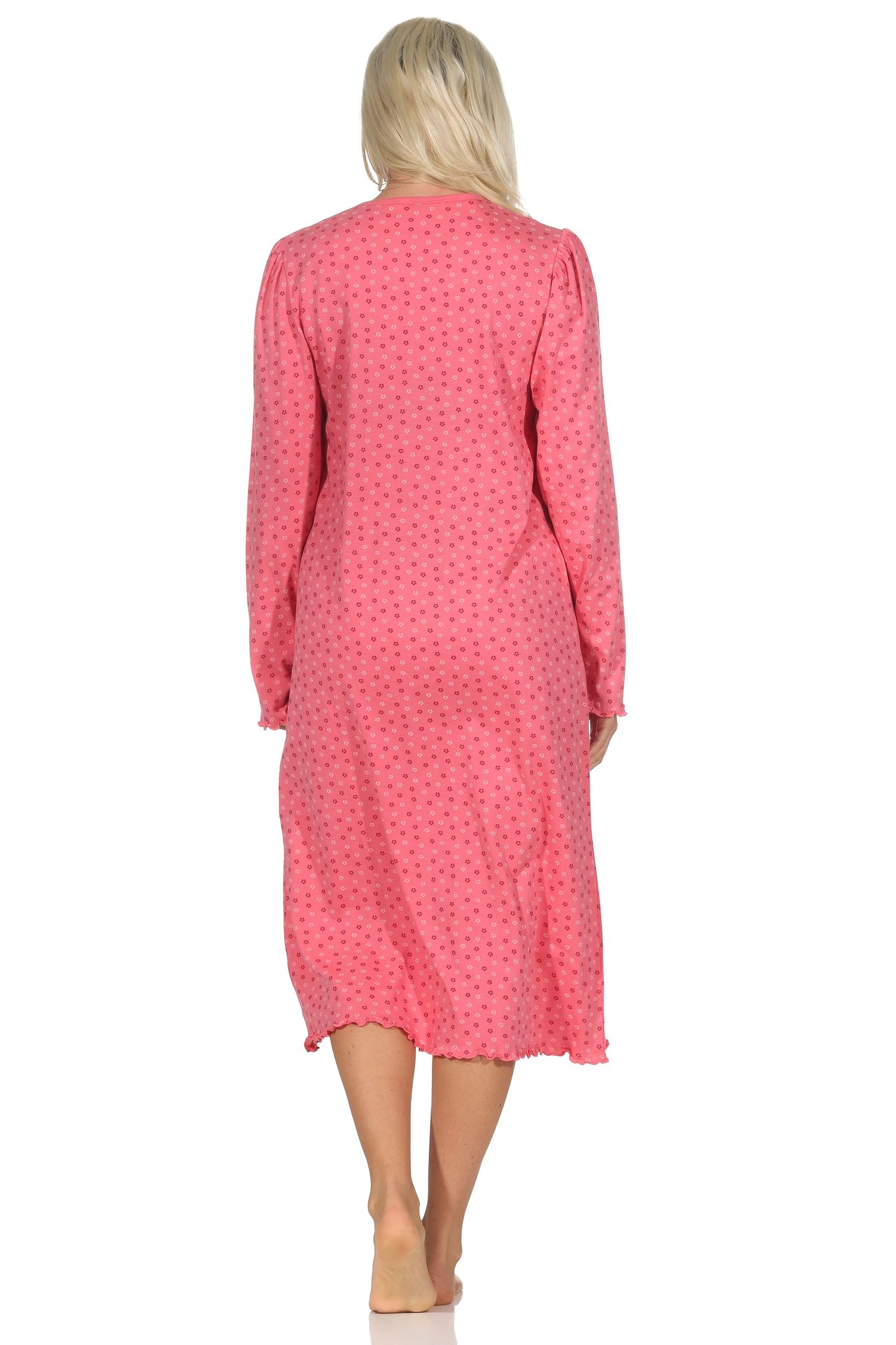 Normann Damen langarm Nachthemd im klassisch eleganten Design Normann Damen langarm Nachthemd im klassisch eleganten Design