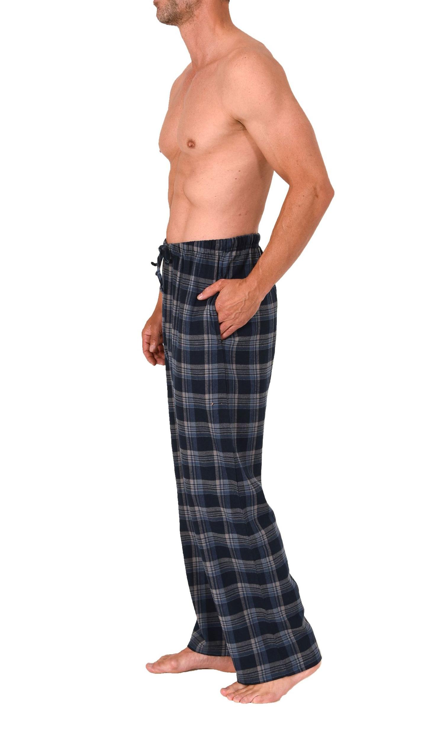 Normann Herren Flanell Schlafanzug Pyjama Hose in eleganter Karo Optik – auch in Übergröße Normann Herren Flanell Schlafanzug Pyjama Hose in eleganter Karo Optik – auch in Übergröße
