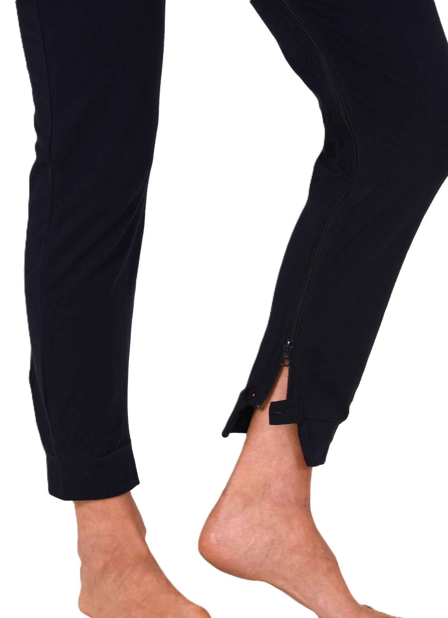 Pflegebody langarm – UNISEX – Einteiler Body Schlafananzug mit Beinreißverschluss