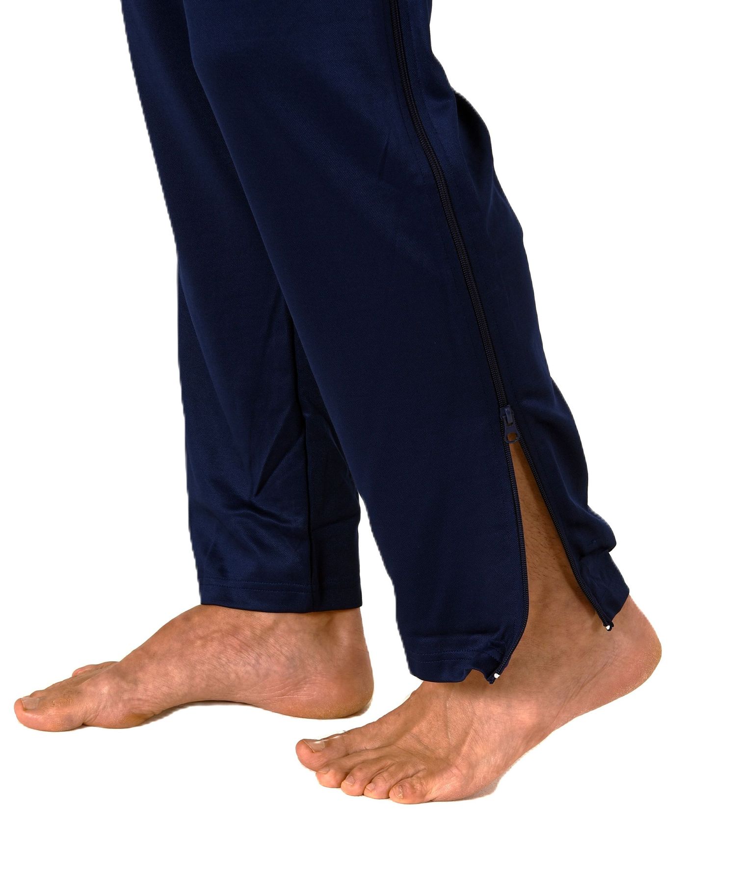 Herren Rehahose mit seitlichen Reißverschluß Jogginghose für Reha, Physio, Gipsbein