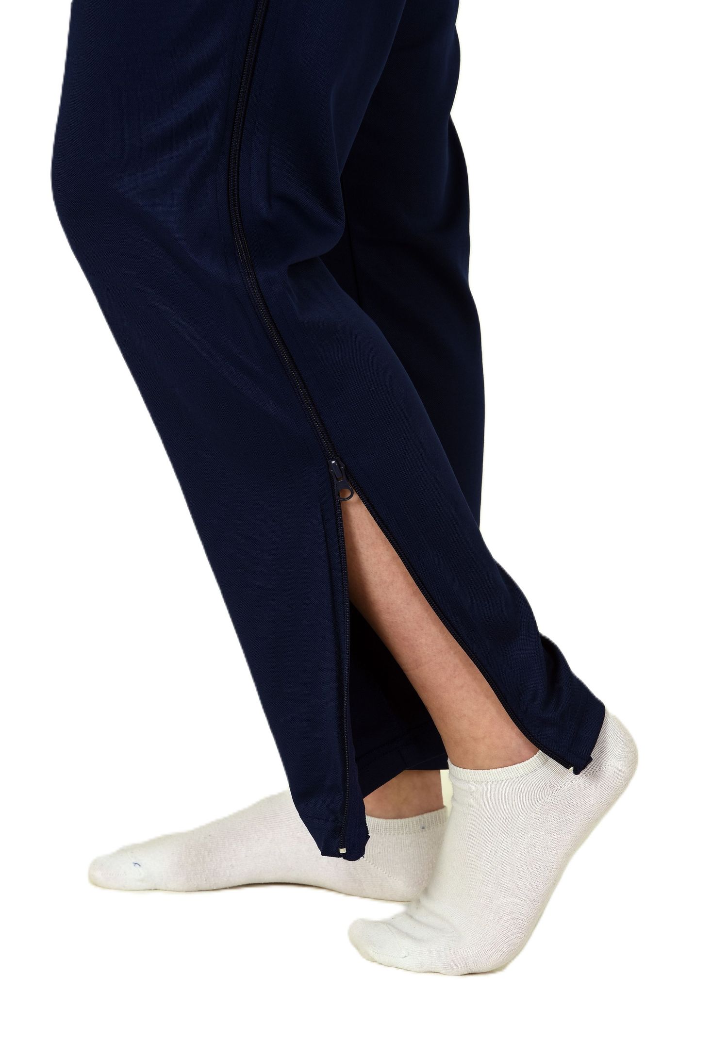 Damen Rehahose mit seitlichen Reißverschluß Jogginghose für Reha, Physio, Gipsbein