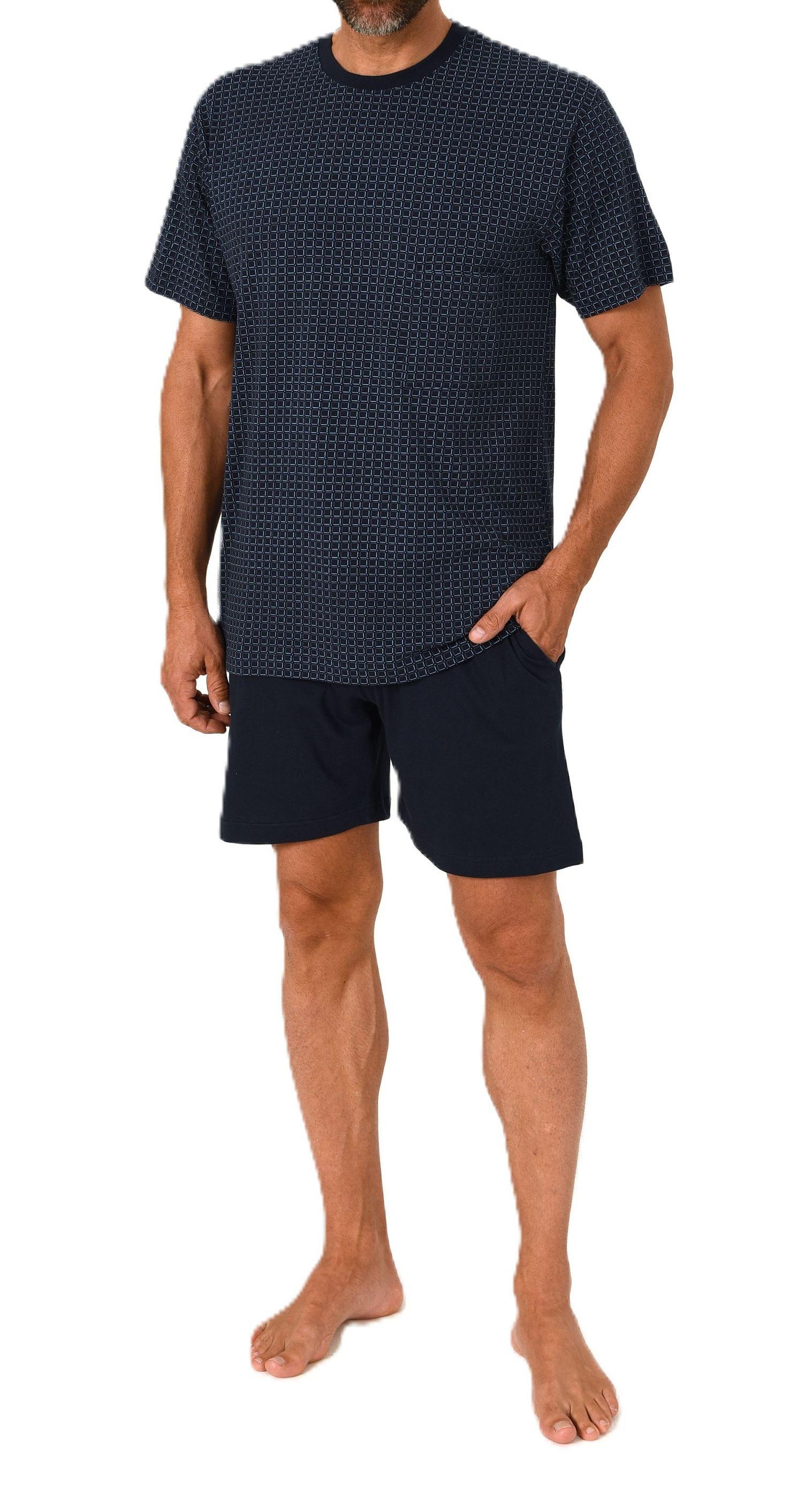 Normann Herren Schlafanzug kurzarm Shorty Pyjama aus Baumwolle – auch in Übergröße Normann Herren Schlafanzug kurzarm Shorty Pyjama aus Baumwolle – auch in Übergröße