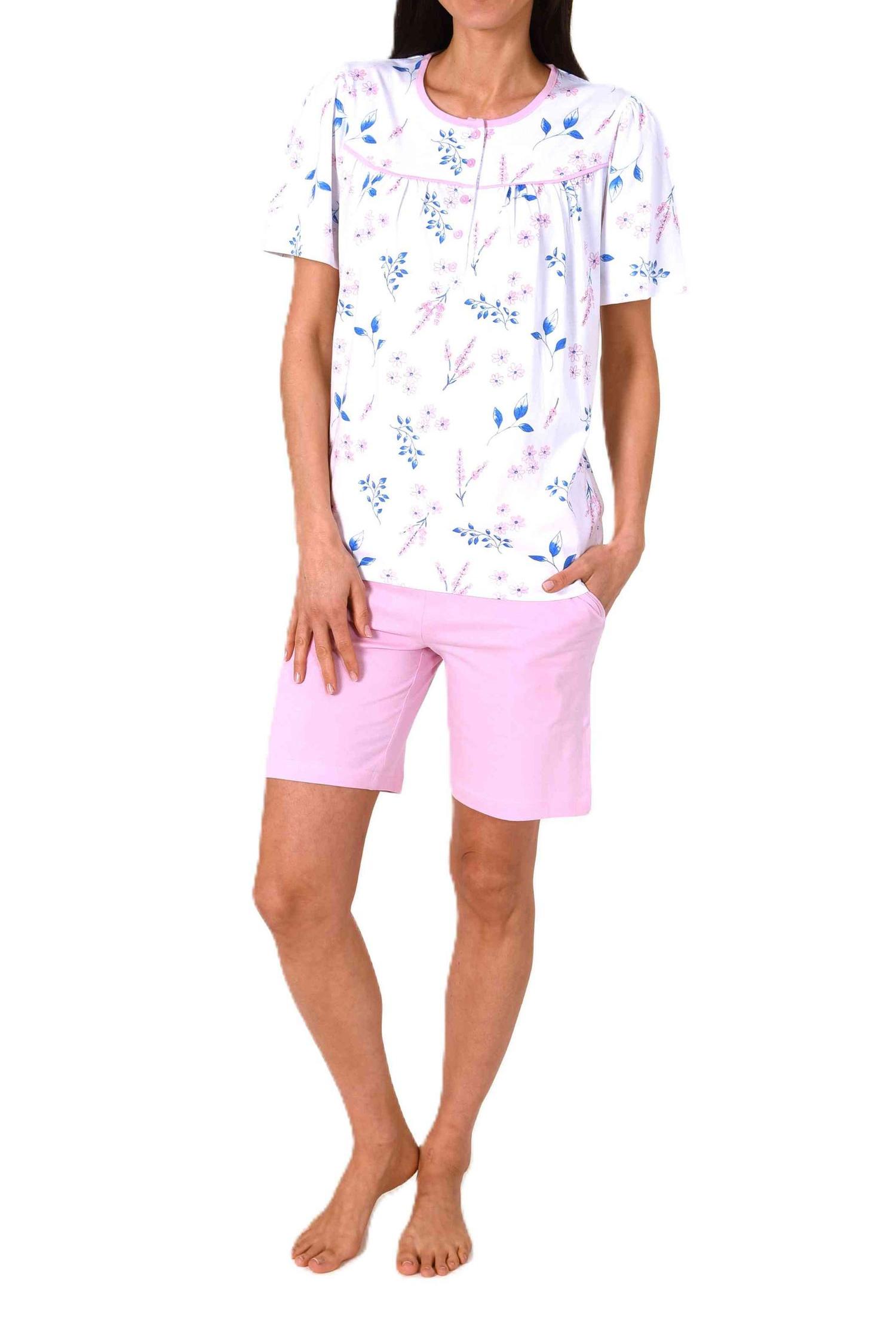 Normann Damen fraulicher kurzarm Pyjama Shorty in Klassischer Optik – auch in Übergröße Normann Damen fraulicher kurzarm Pyjama Shorty in Klassischer Optik – auch in Übergröße