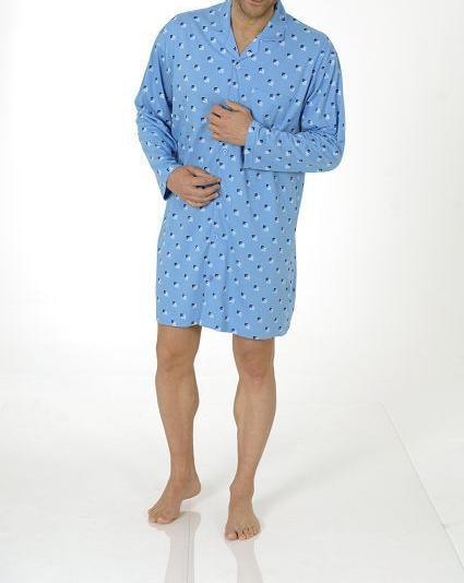 Herren  Pflegenachthemd  langarm 49723