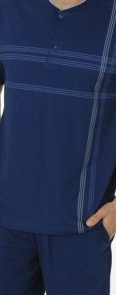 NORMANN Herren Pyjama, Bündchen, ProKlima-Qualität, Übergrössen erhält. 511965 NORMANN Herren Pyjama, Bündchen, ProKlima-Qualität, Übergrössen erhält. 511965