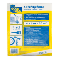     HDPE Leichtplane 7my transparent  4 x 5 m
