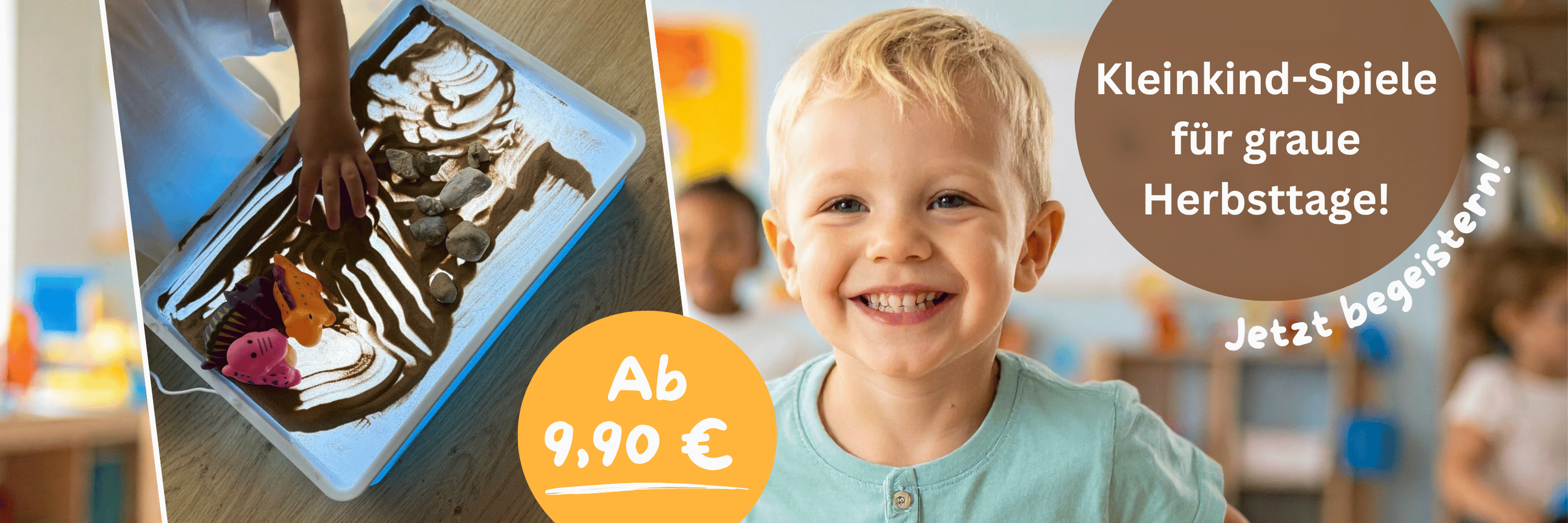 Ab 9,90 €: Kleinkind-Spiele für graue Herbsttage!