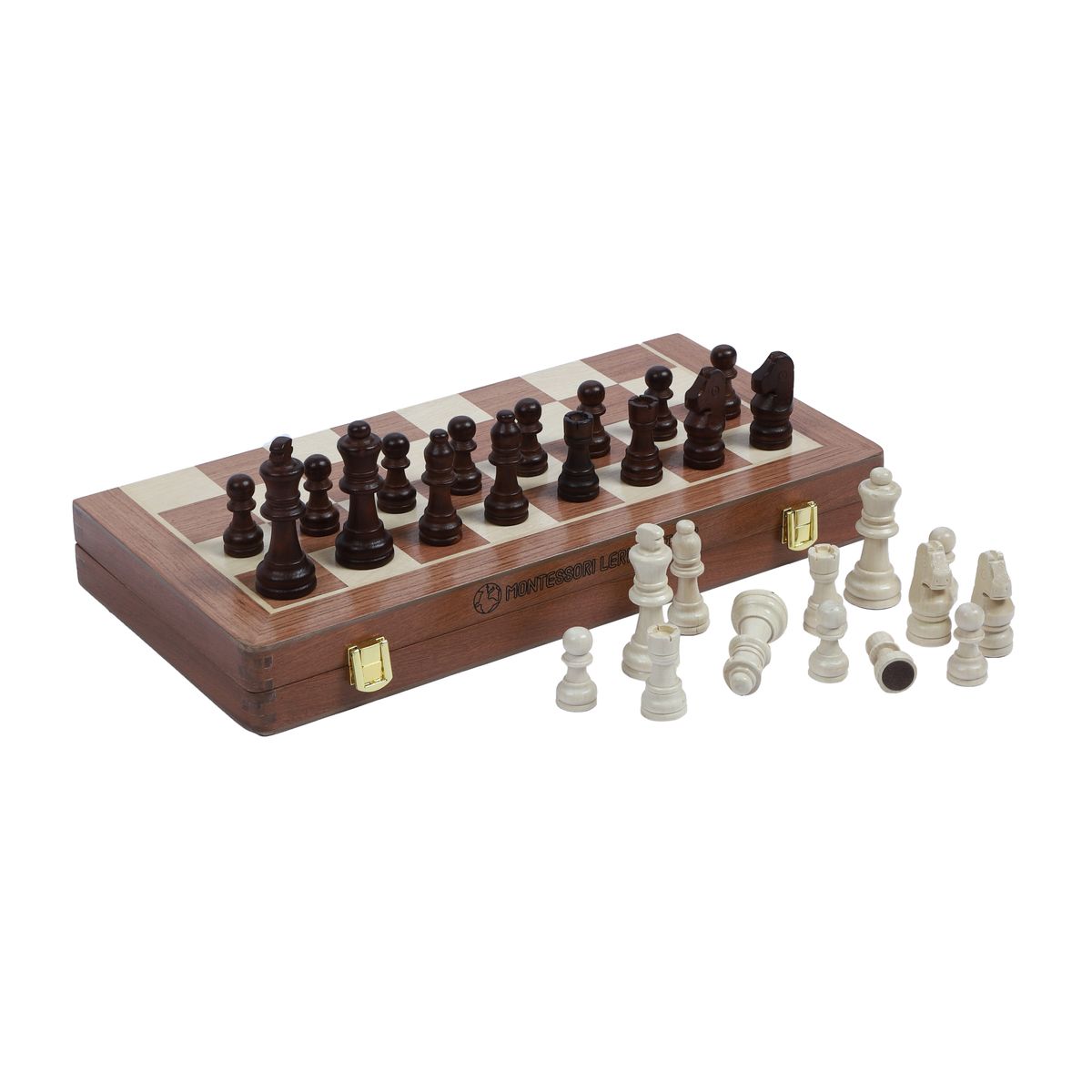 Magnetisches Schachspiel La scacchiera magnetica fa anche da comoda custodia per gli scacchi