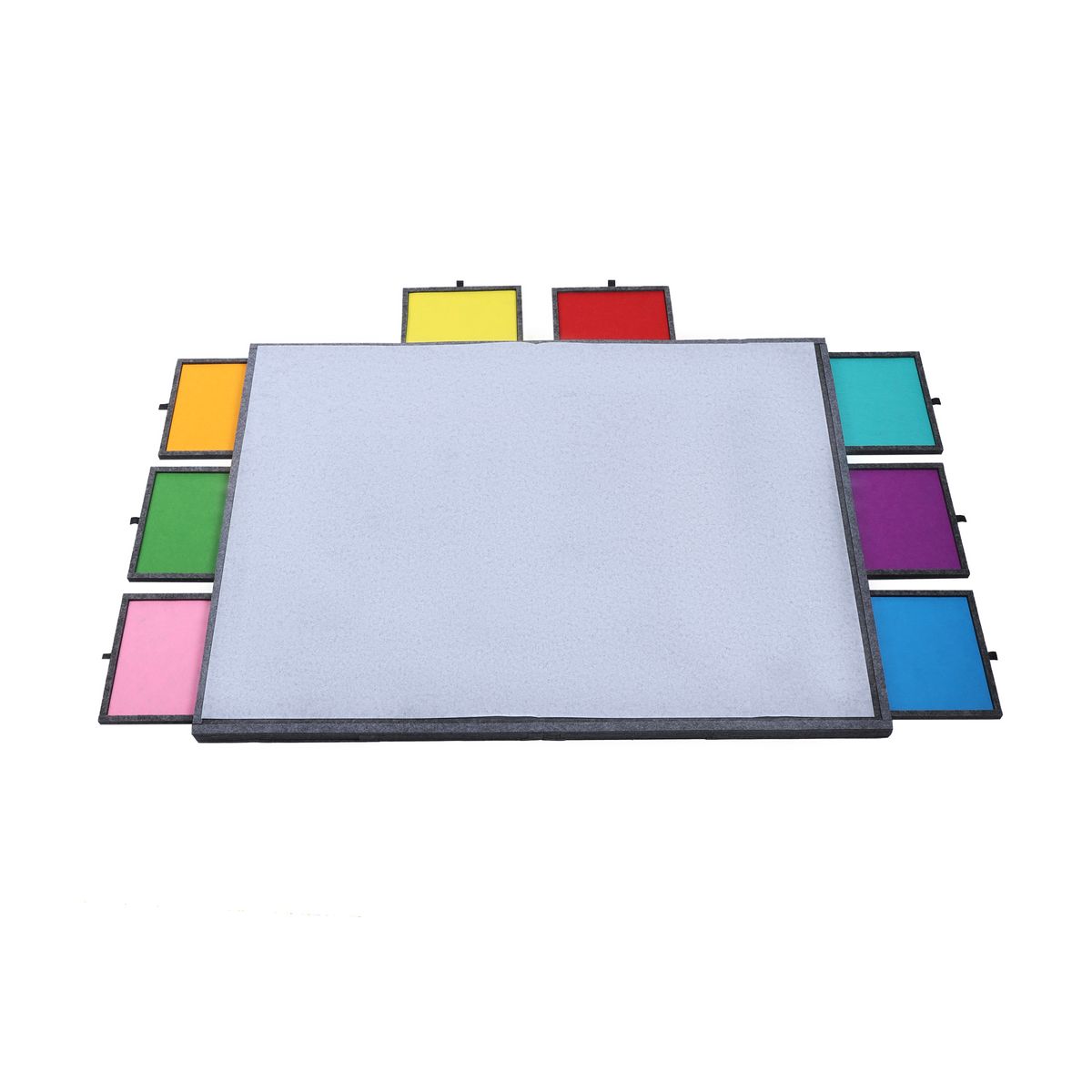 Tragbarer Puzzletisch aus Filz mit 8 Schubladen - bis zu 2000 Puzzleteile Tragbarer Puzzletisch aus Filz mit 8 Schubladen - bis zu 2000 Puzzleteile