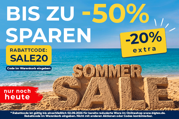 Sommer SALE -20% extra