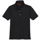 Redfield Basic Stretch-Poloshirt Übergröße schwarz