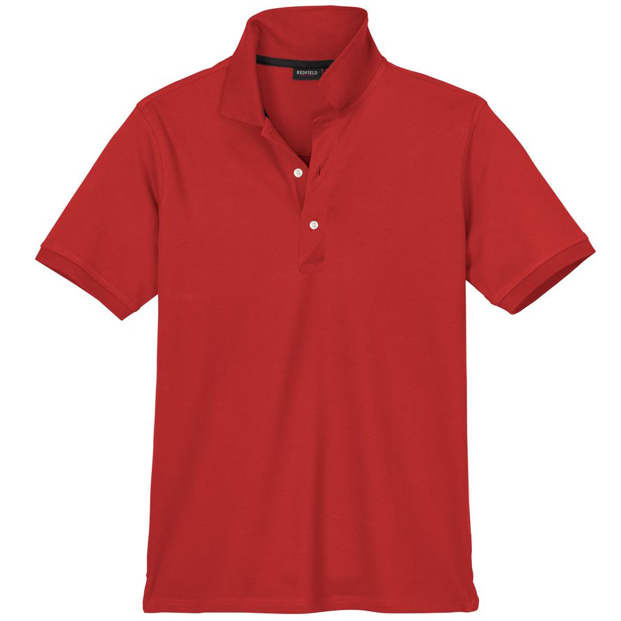 Redfield Basic rot Poloshirt Übergröße Liam