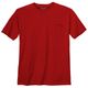 XXL Basic T-Shirt Jerry rot Brusttasche Redfield